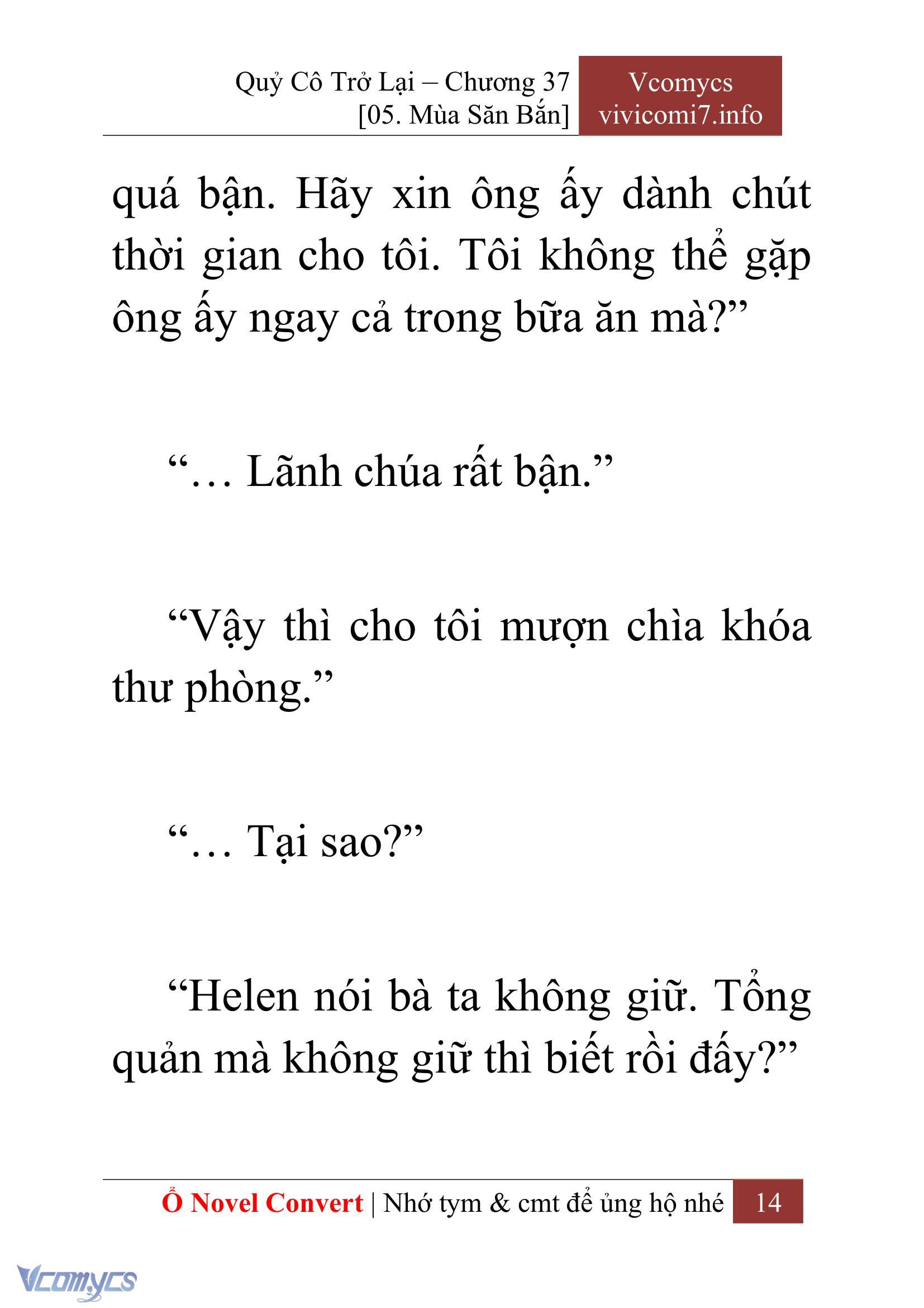 [Novel] Quý Cô Trở Lại Chapter 37 - Trang 17
