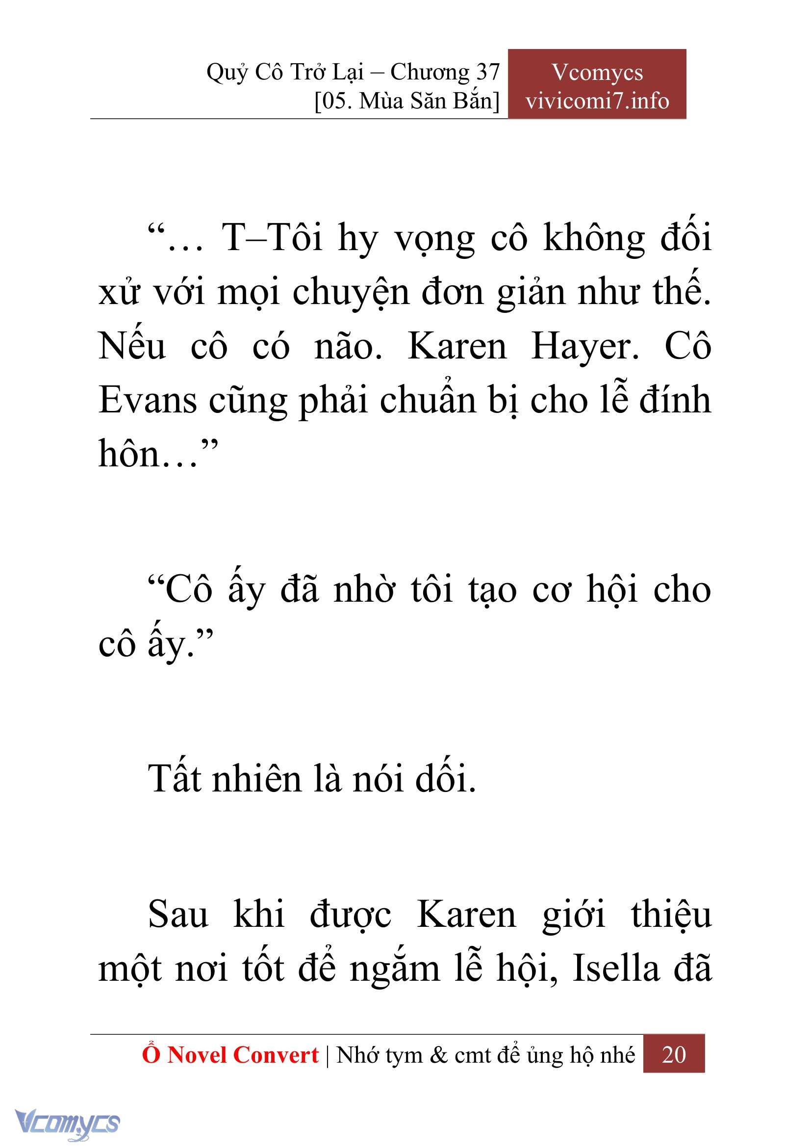 [Novel] Quý Cô Trở Lại Chapter 37 - Trang 23