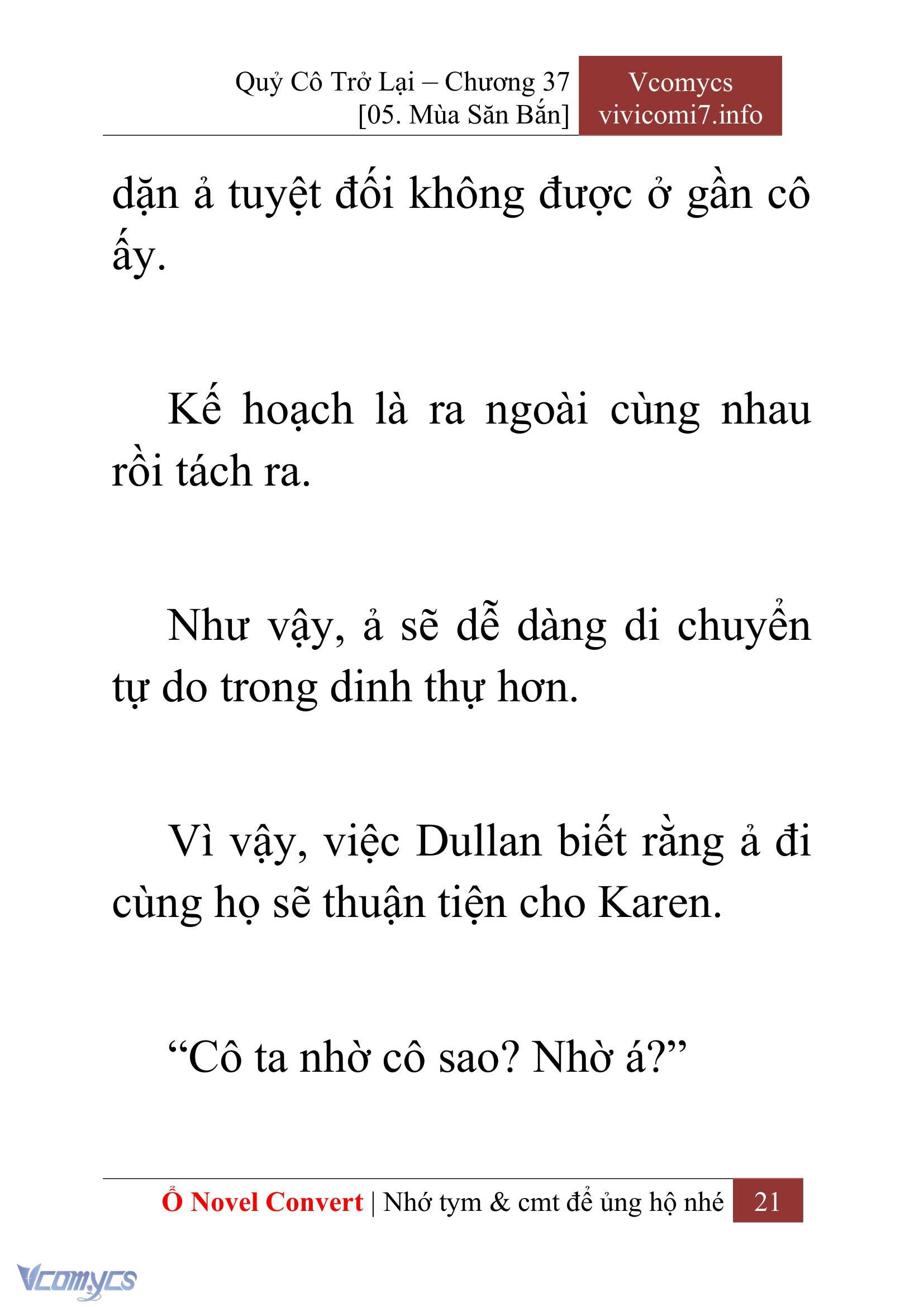 [Novel] Quý Cô Trở Lại Chapter 37 - Trang 24