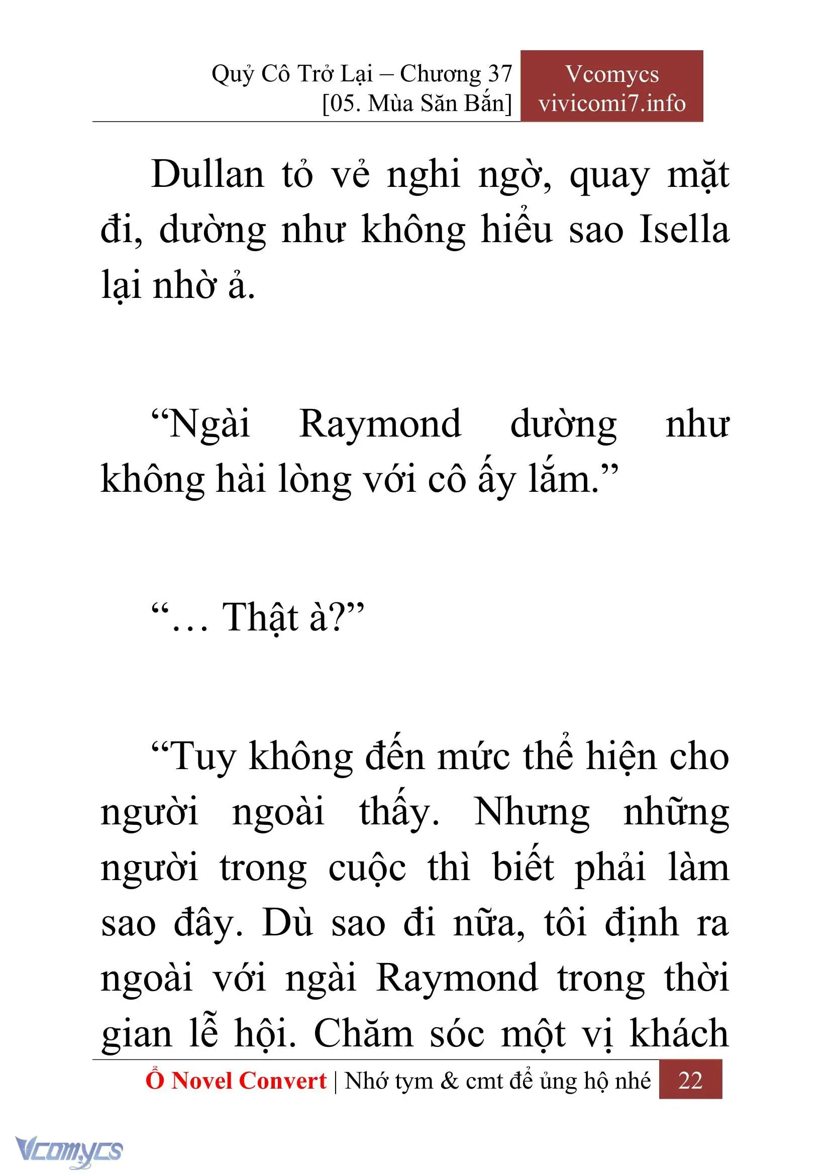 [Novel] Quý Cô Trở Lại Chapter 37 - Trang 25