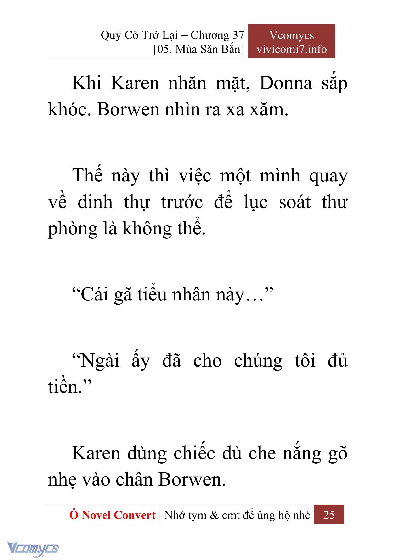 [Novel] Quý Cô Trở Lại Chapter 37 - Trang 28