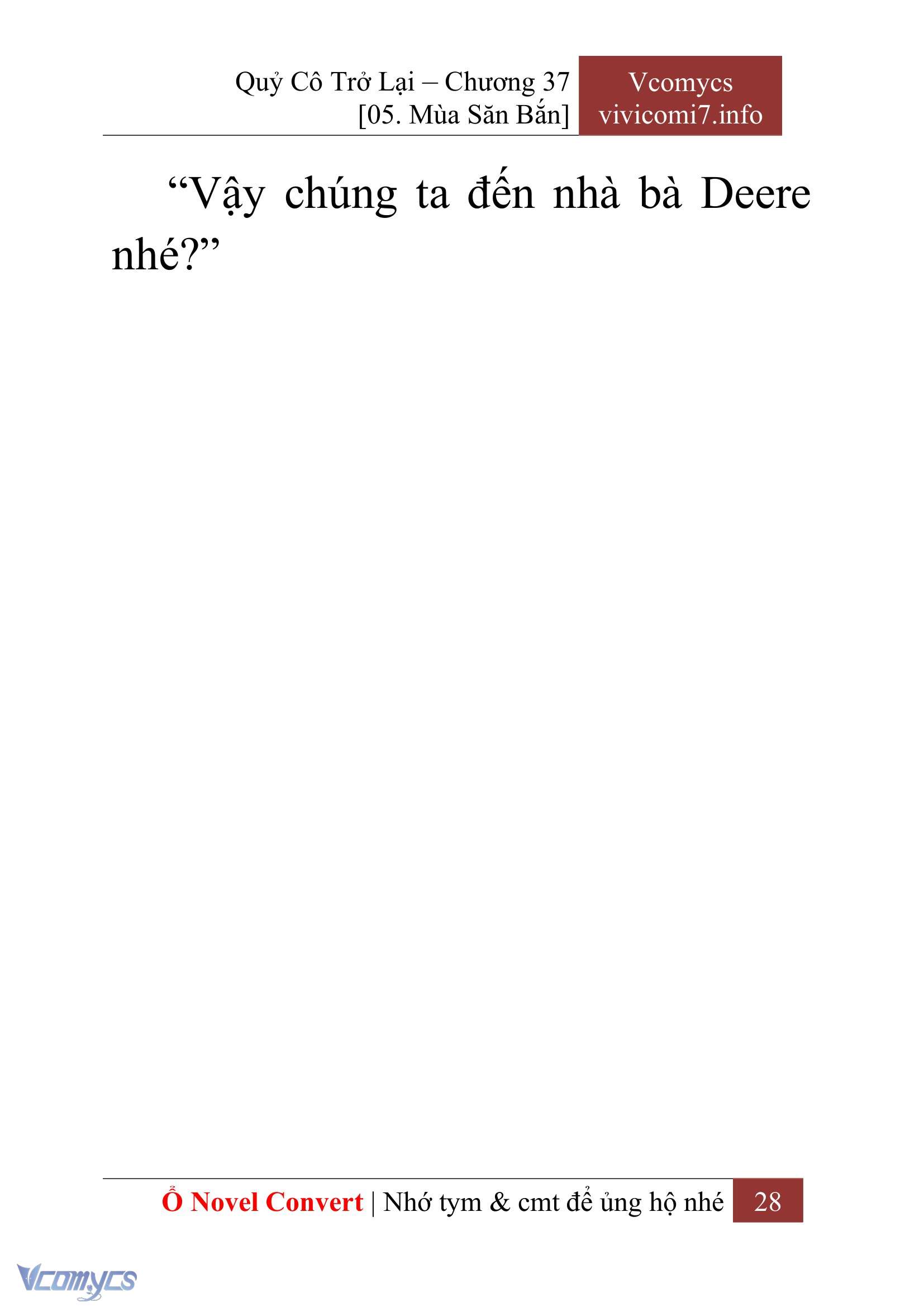 [Novel] Quý Cô Trở Lại Chapter 37 - Trang 31