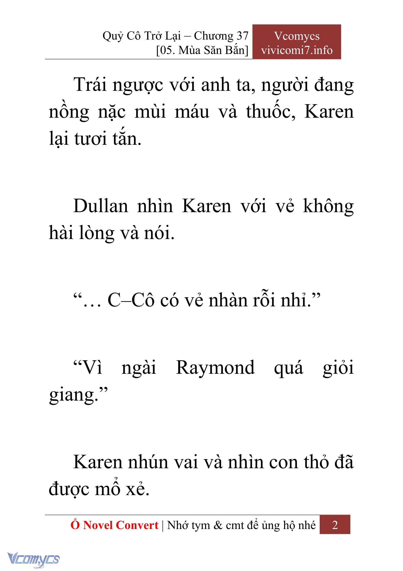 [Novel] Quý Cô Trở Lại Chapter 37 - Trang 5