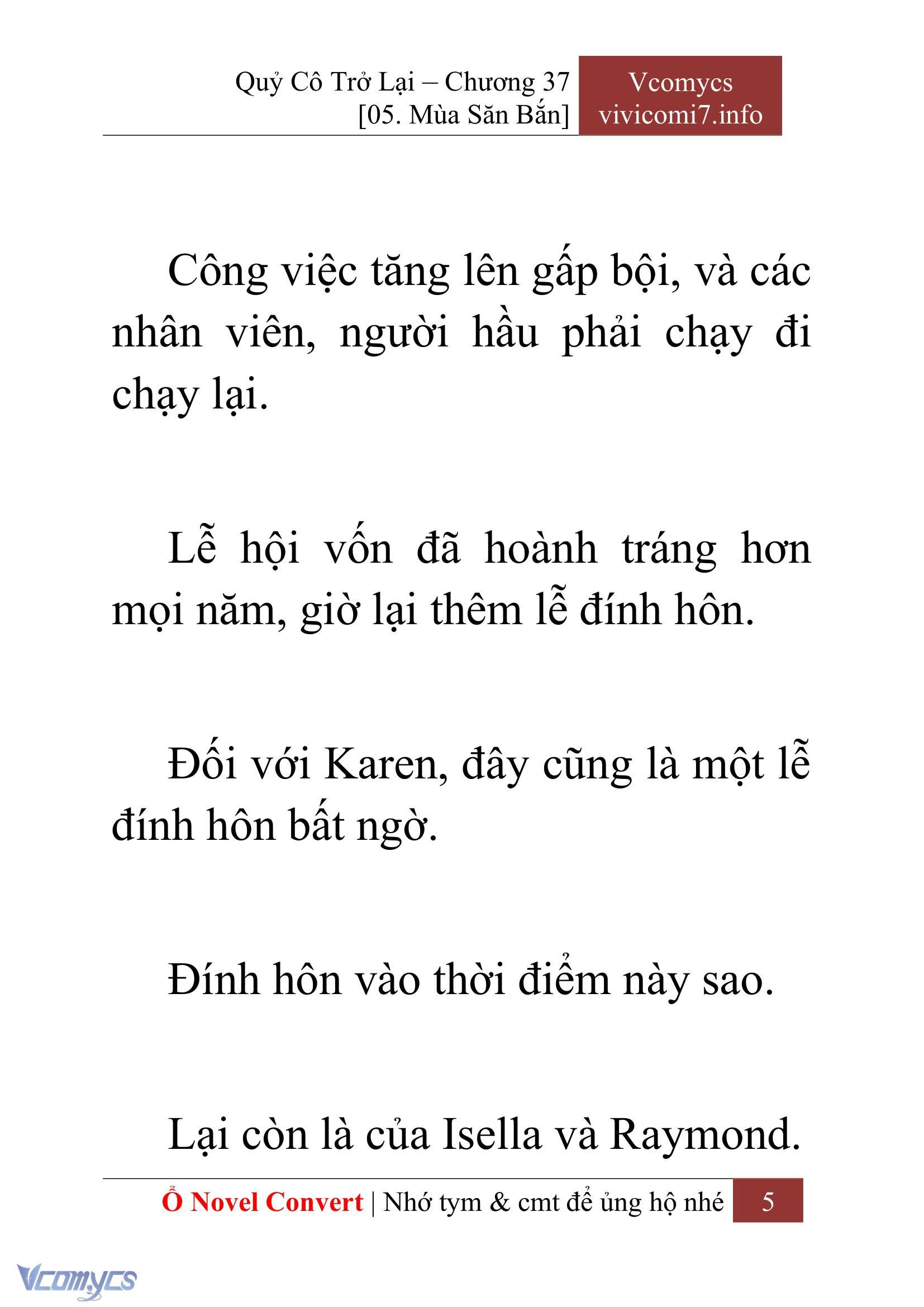 [Novel] Quý Cô Trở Lại Chapter 37 - Trang 8