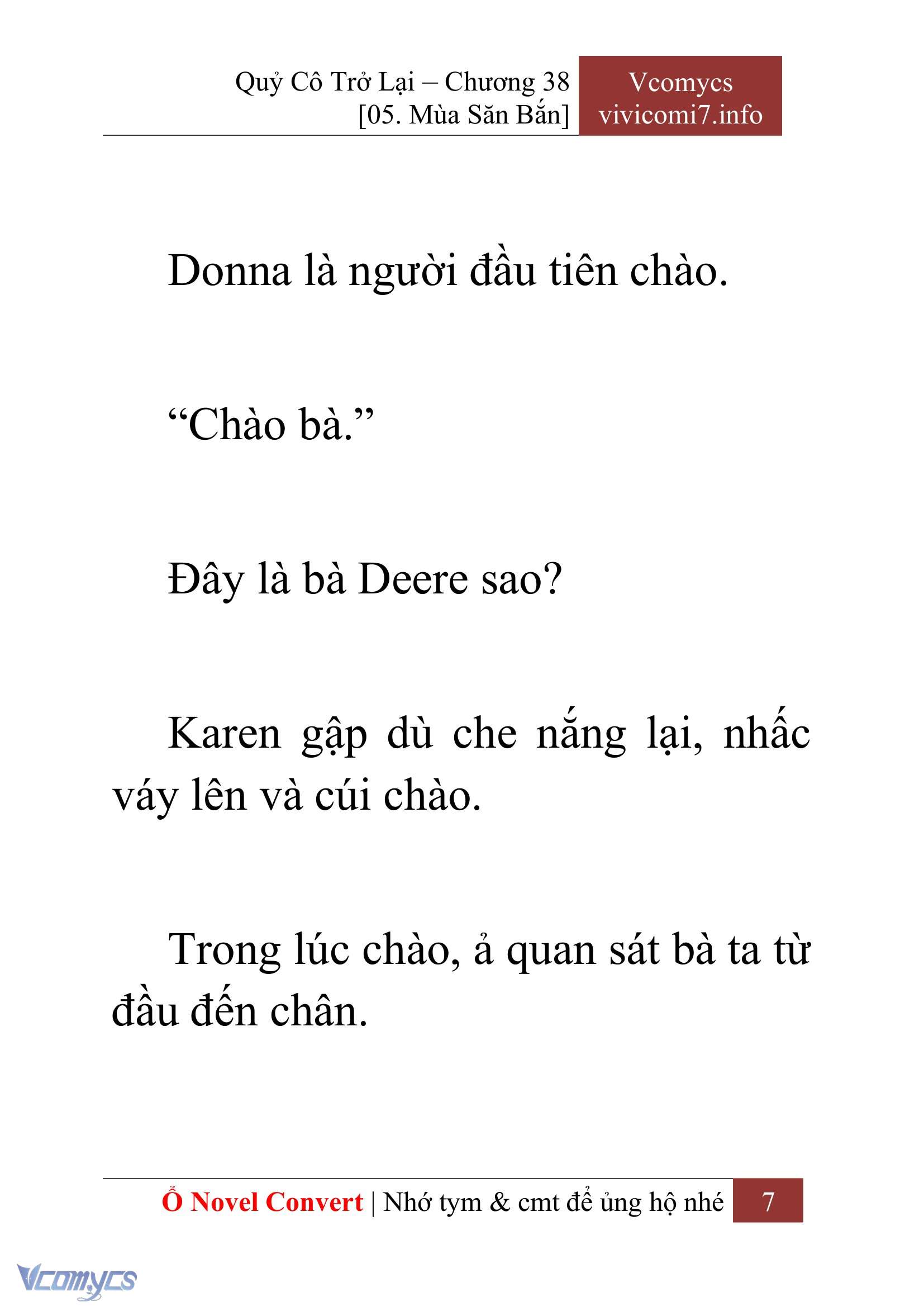 [Novel] Quý Cô Trở Lại Chapter 38 - Trang 10