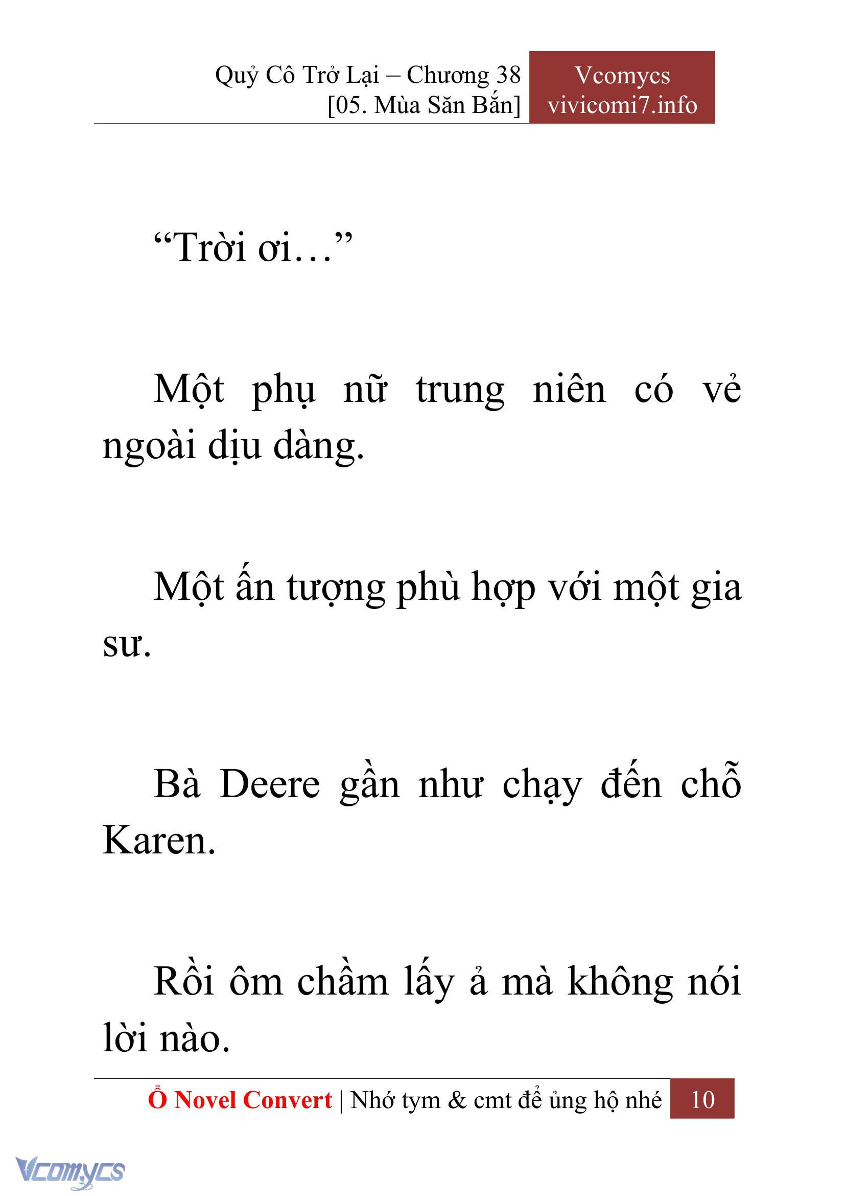 [Novel] Quý Cô Trở Lại Chapter 38 - Trang 13