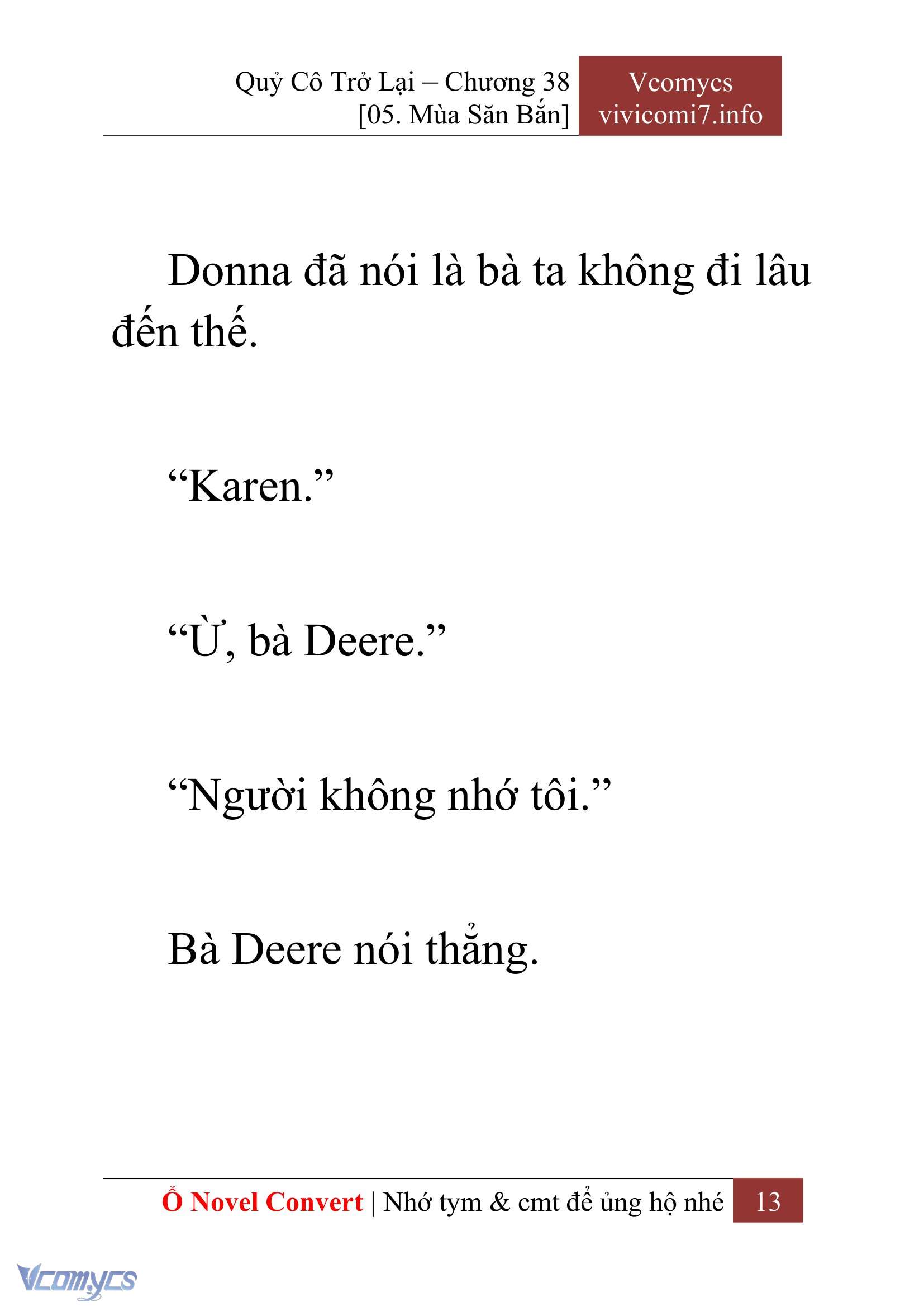 [Novel] Quý Cô Trở Lại Chapter 38 - Trang 16