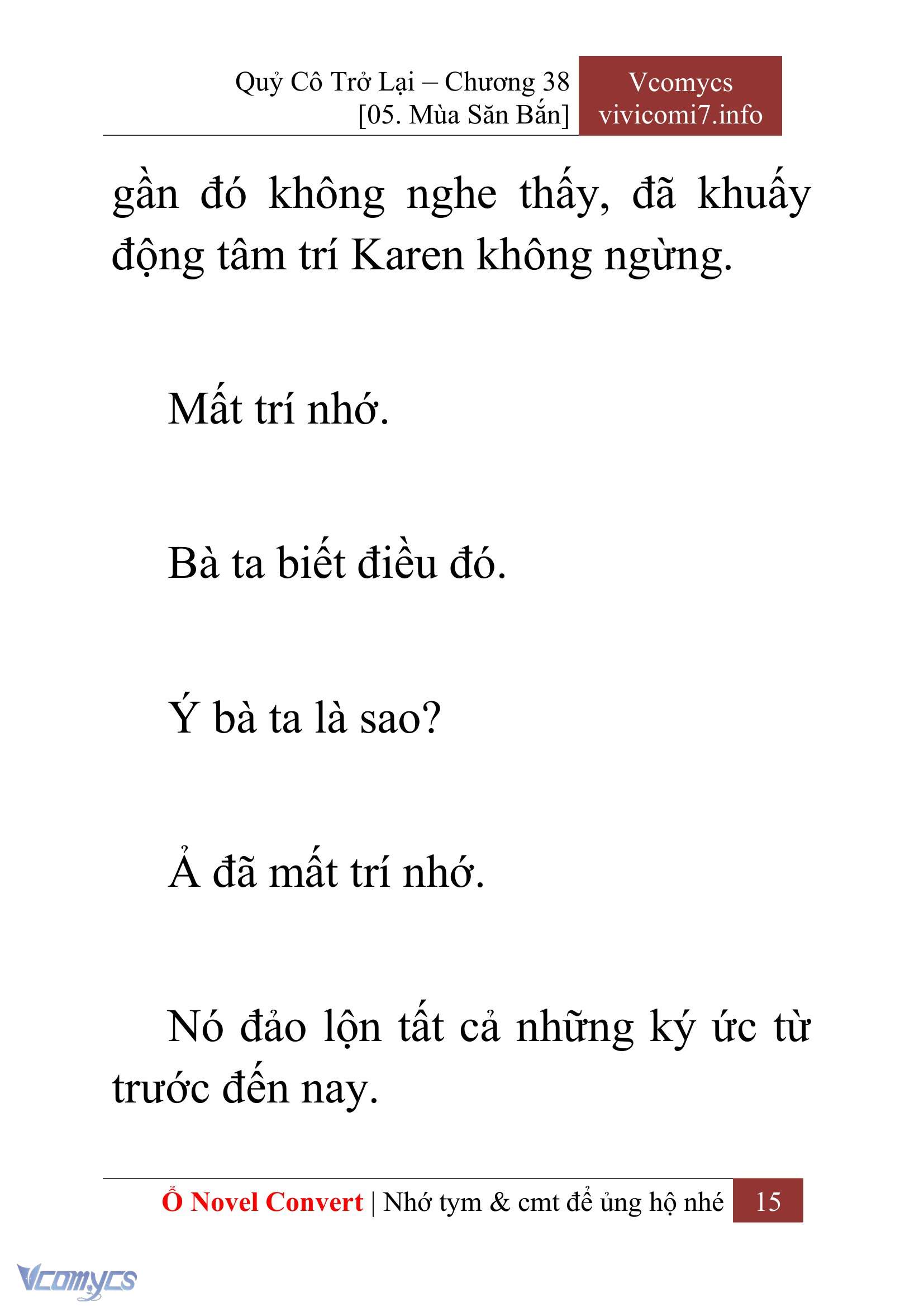 [Novel] Quý Cô Trở Lại Chapter 38 - Trang 18