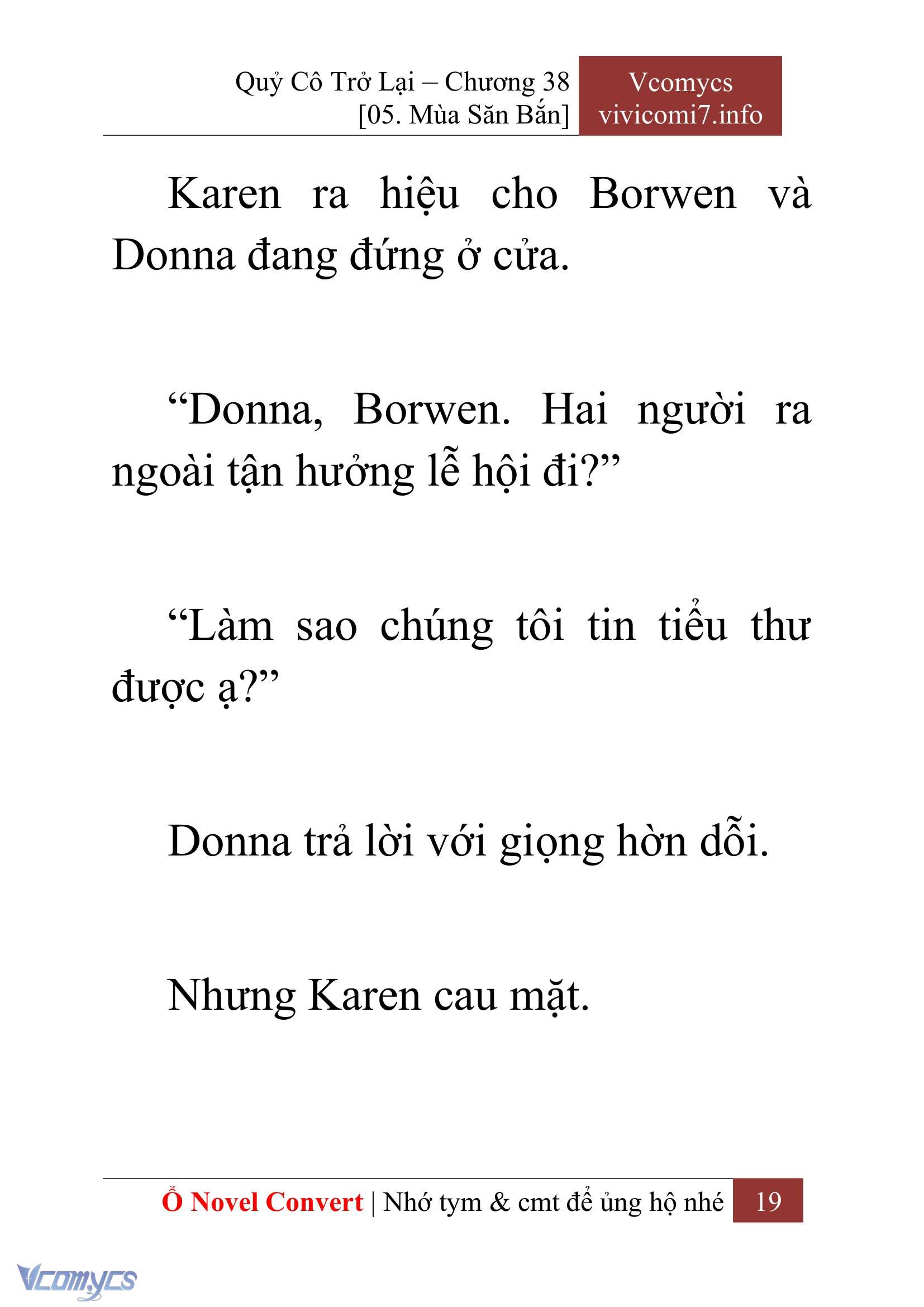 [Novel] Quý Cô Trở Lại Chapter 38 - Trang 22