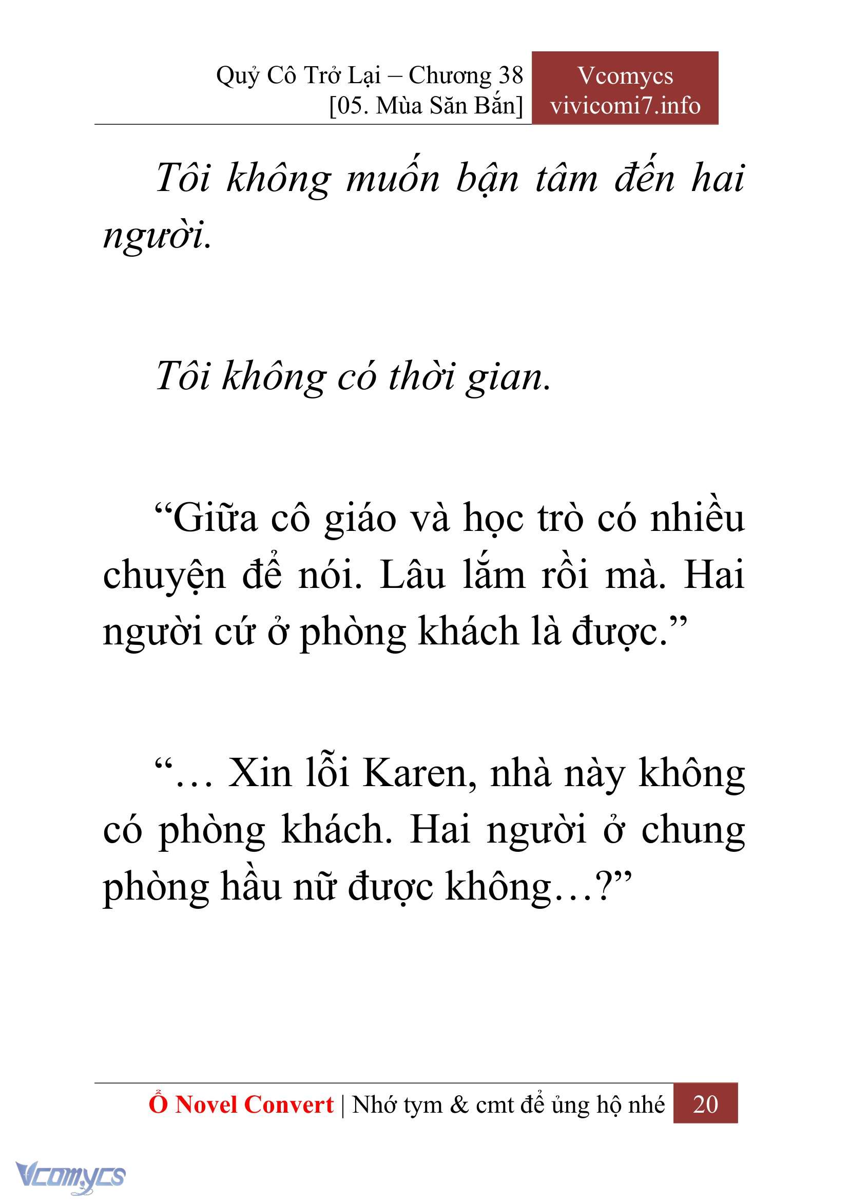 [Novel] Quý Cô Trở Lại Chapter 38 - Trang 23