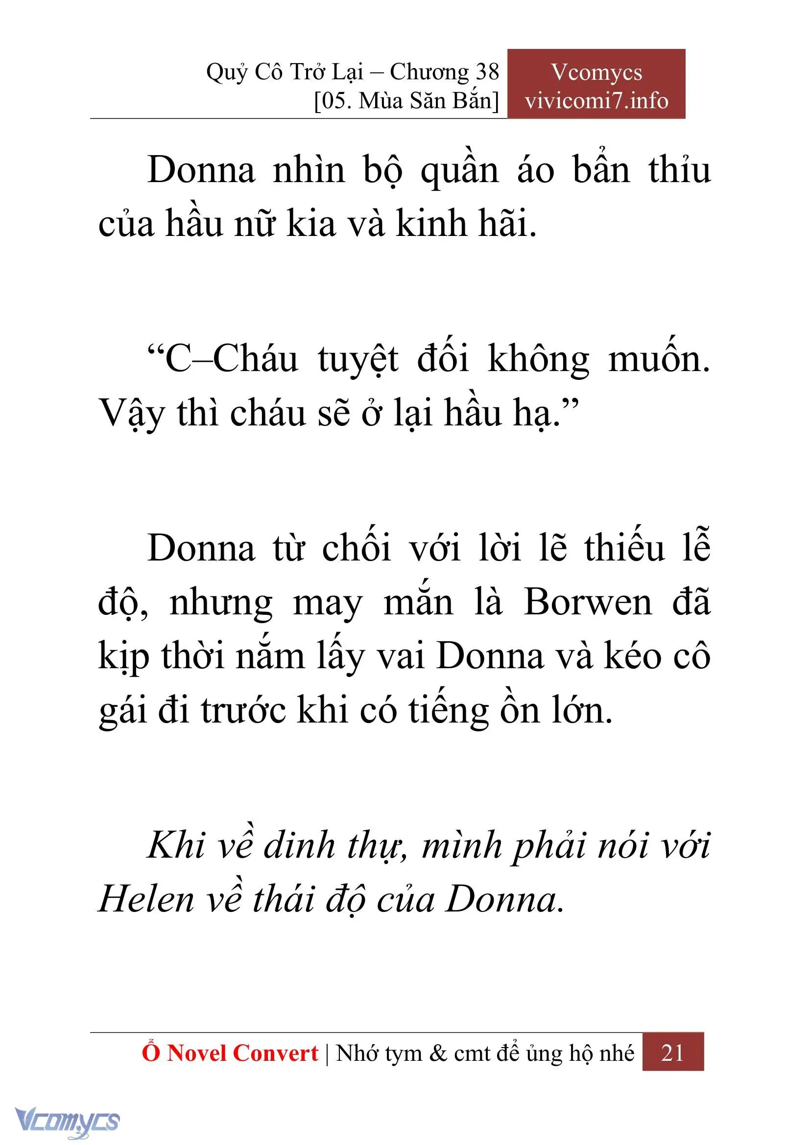 [Novel] Quý Cô Trở Lại Chapter 38 - Trang 24