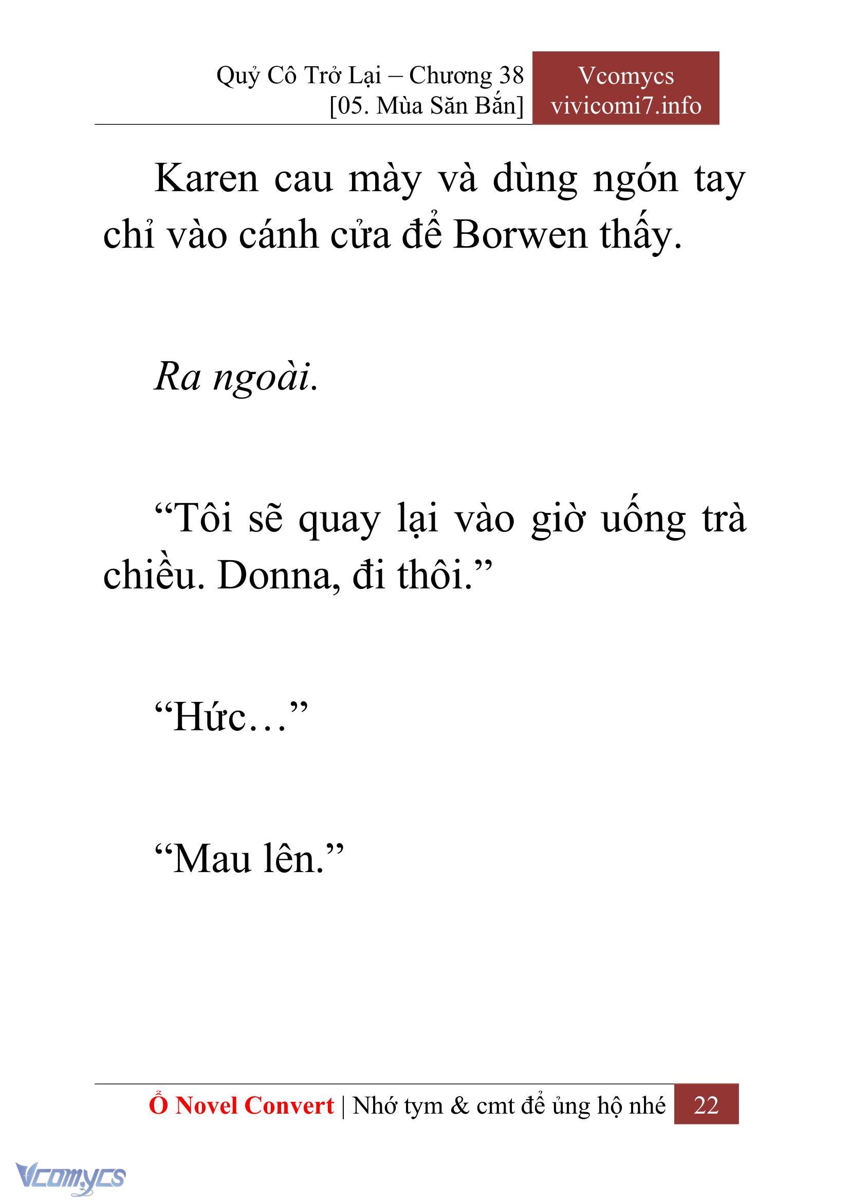 [Novel] Quý Cô Trở Lại Chapter 38 - Trang 25