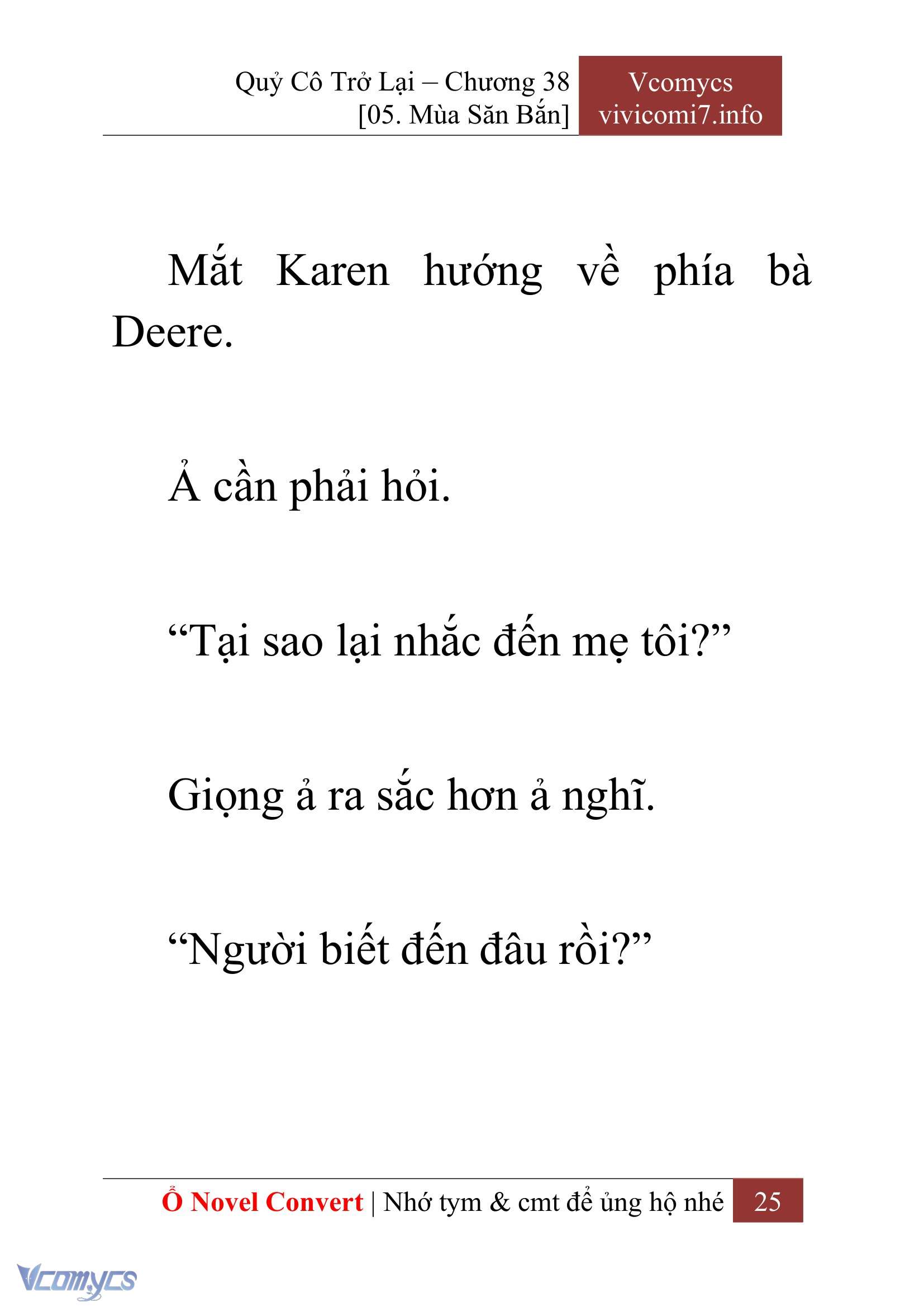 [Novel] Quý Cô Trở Lại Chapter 38 - Trang 28
