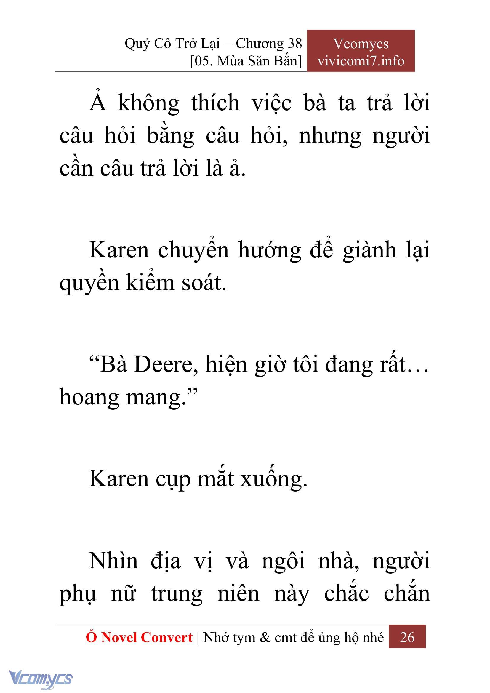 [Novel] Quý Cô Trở Lại Chapter 38 - Trang 29