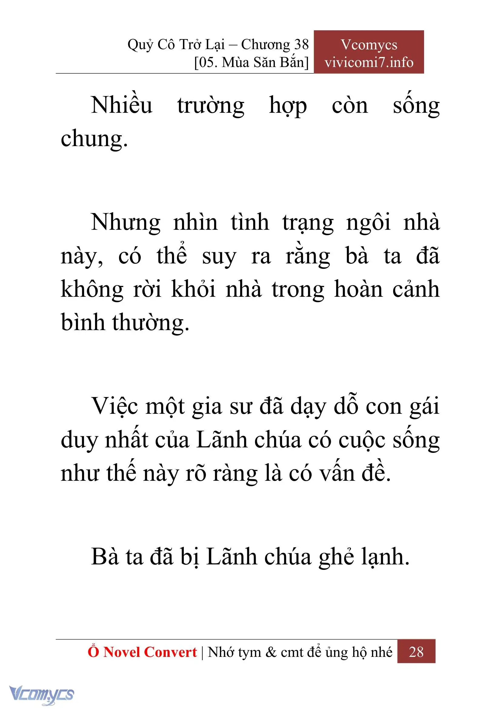 [Novel] Quý Cô Trở Lại Chapter 38 - Trang 31