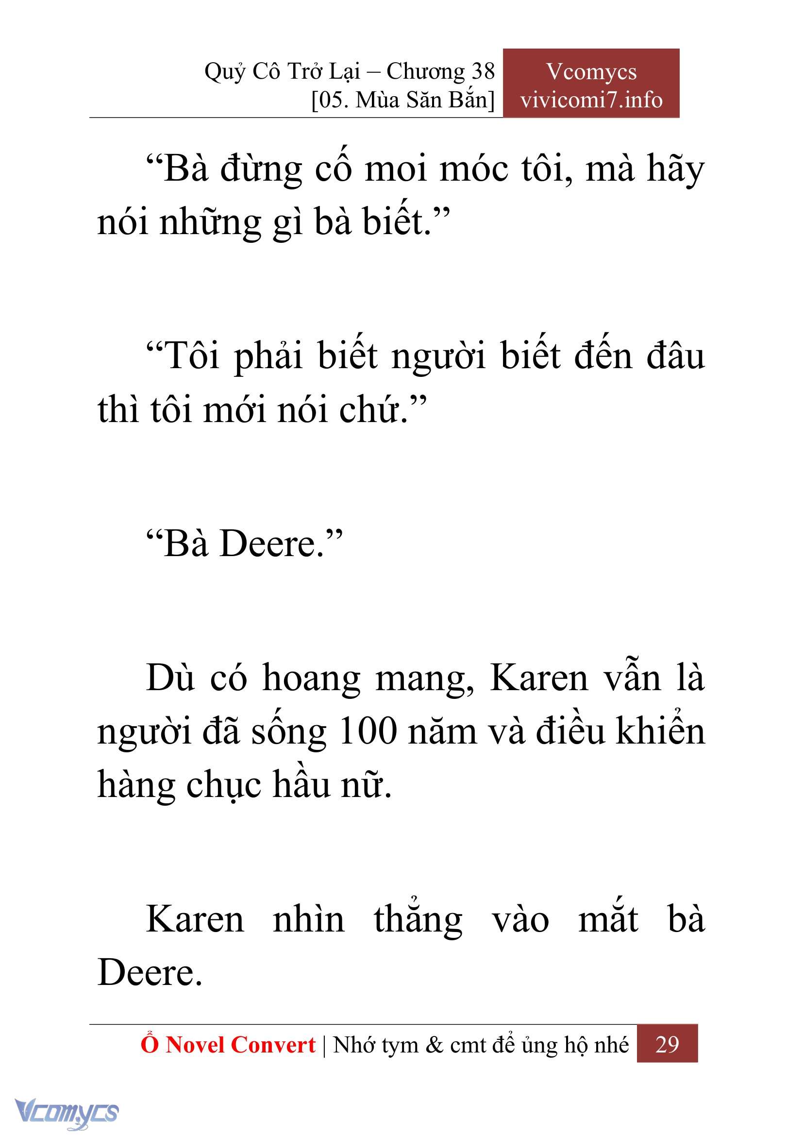 [Novel] Quý Cô Trở Lại Chapter 38 - Trang 32