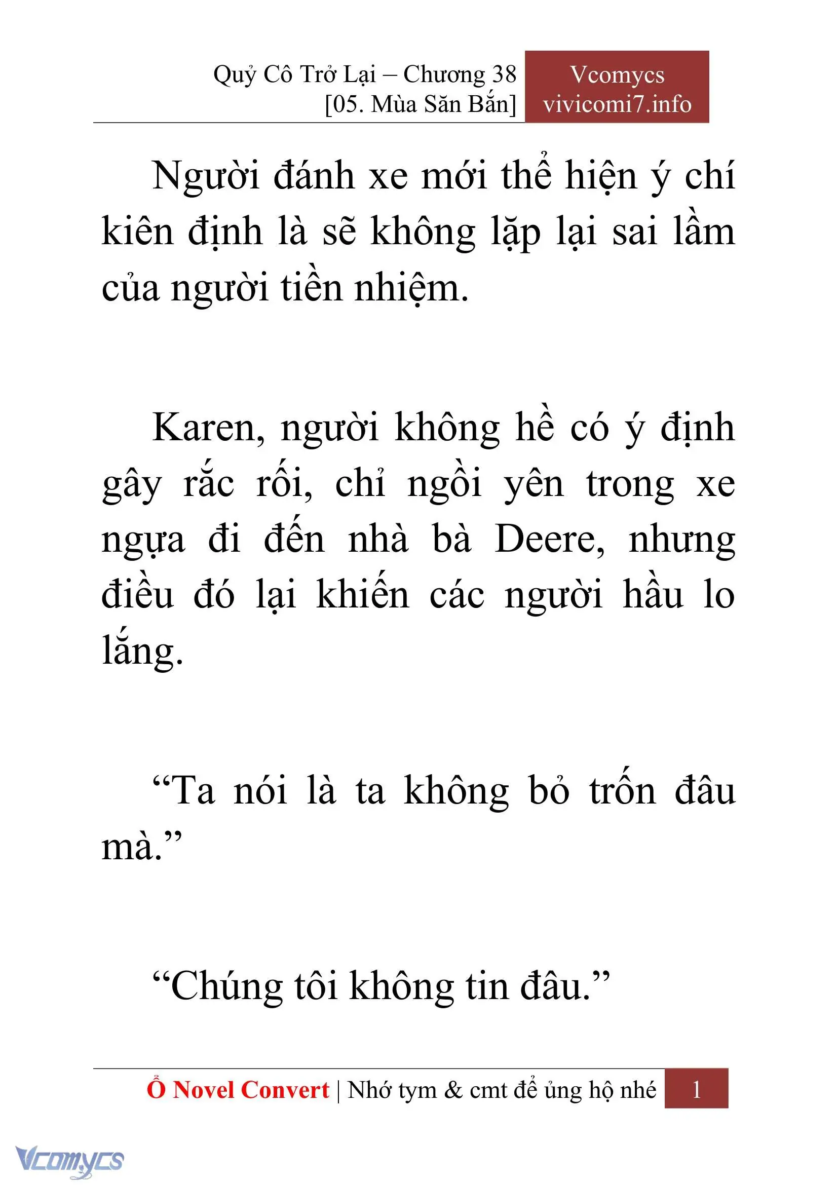 [Novel] Quý Cô Trở Lại Chapter 38 - Trang 4