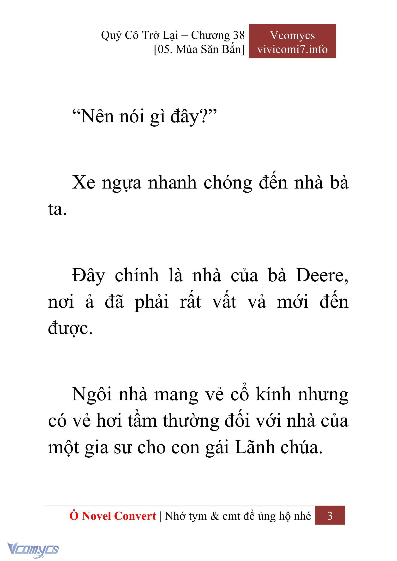 [Novel] Quý Cô Trở Lại Chapter 38 - Trang 6