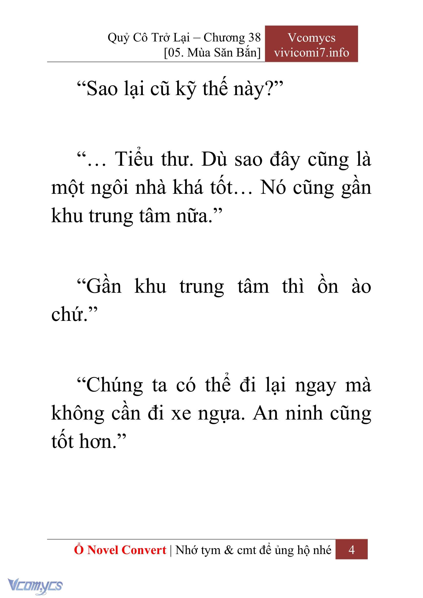 [Novel] Quý Cô Trở Lại Chapter 38 - Trang 7