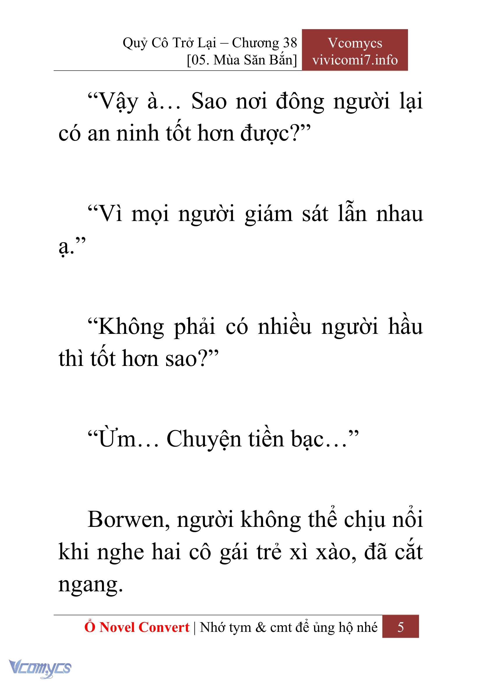 [Novel] Quý Cô Trở Lại Chapter 38 - Trang 8