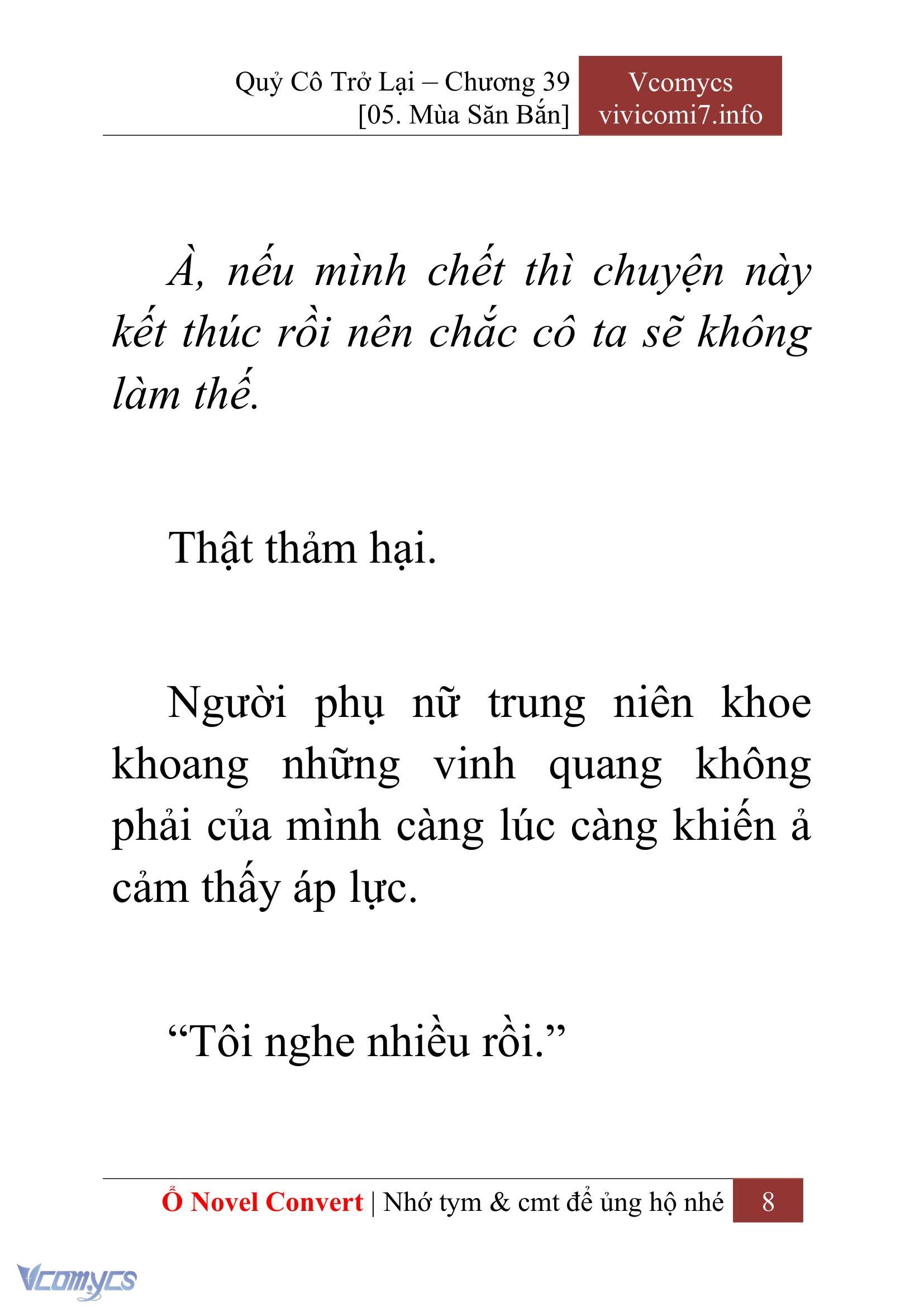 [Novel] Quý Cô Trở Lại Chapter 39 - Trang 11