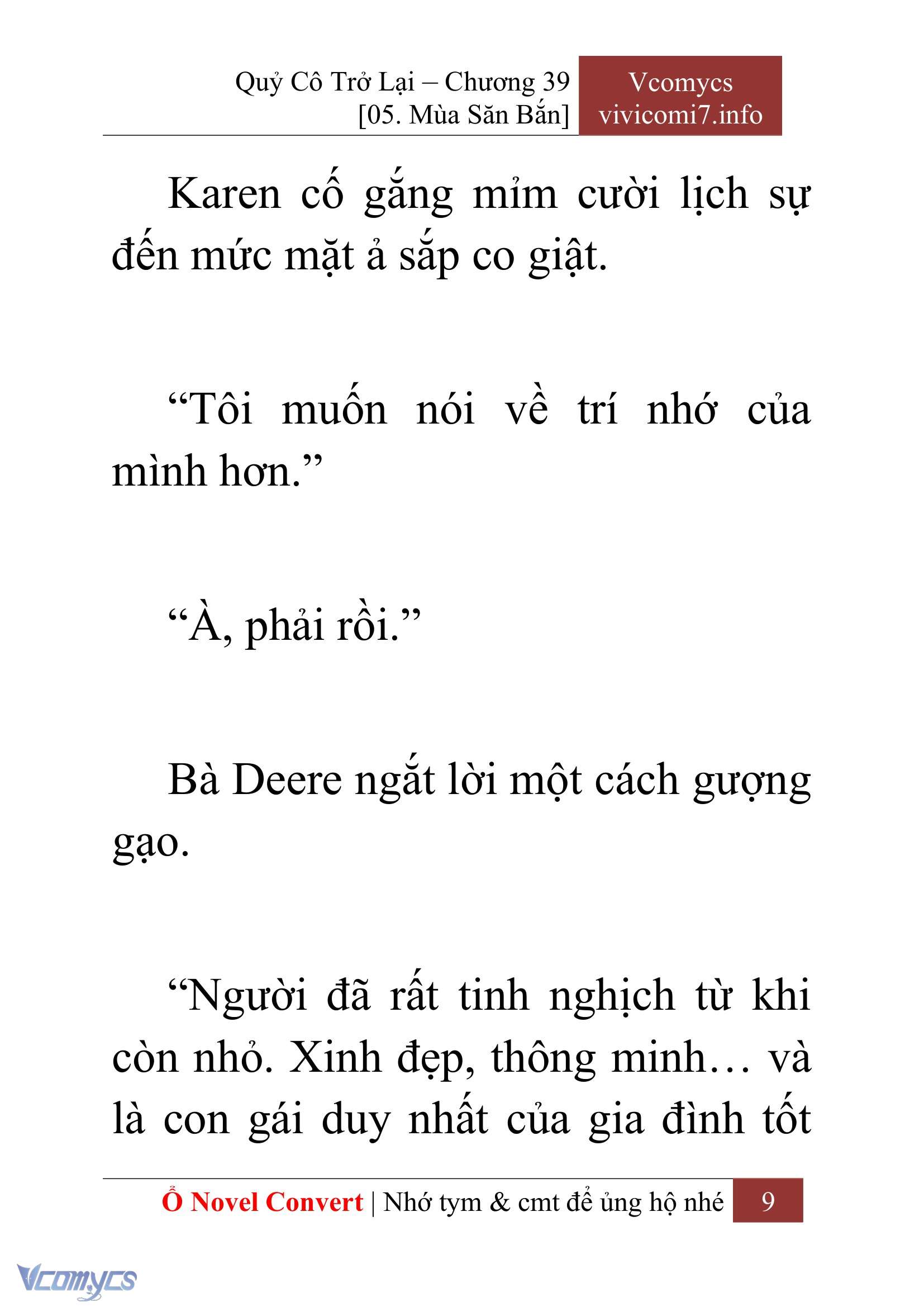 [Novel] Quý Cô Trở Lại Chapter 39 - Trang 12