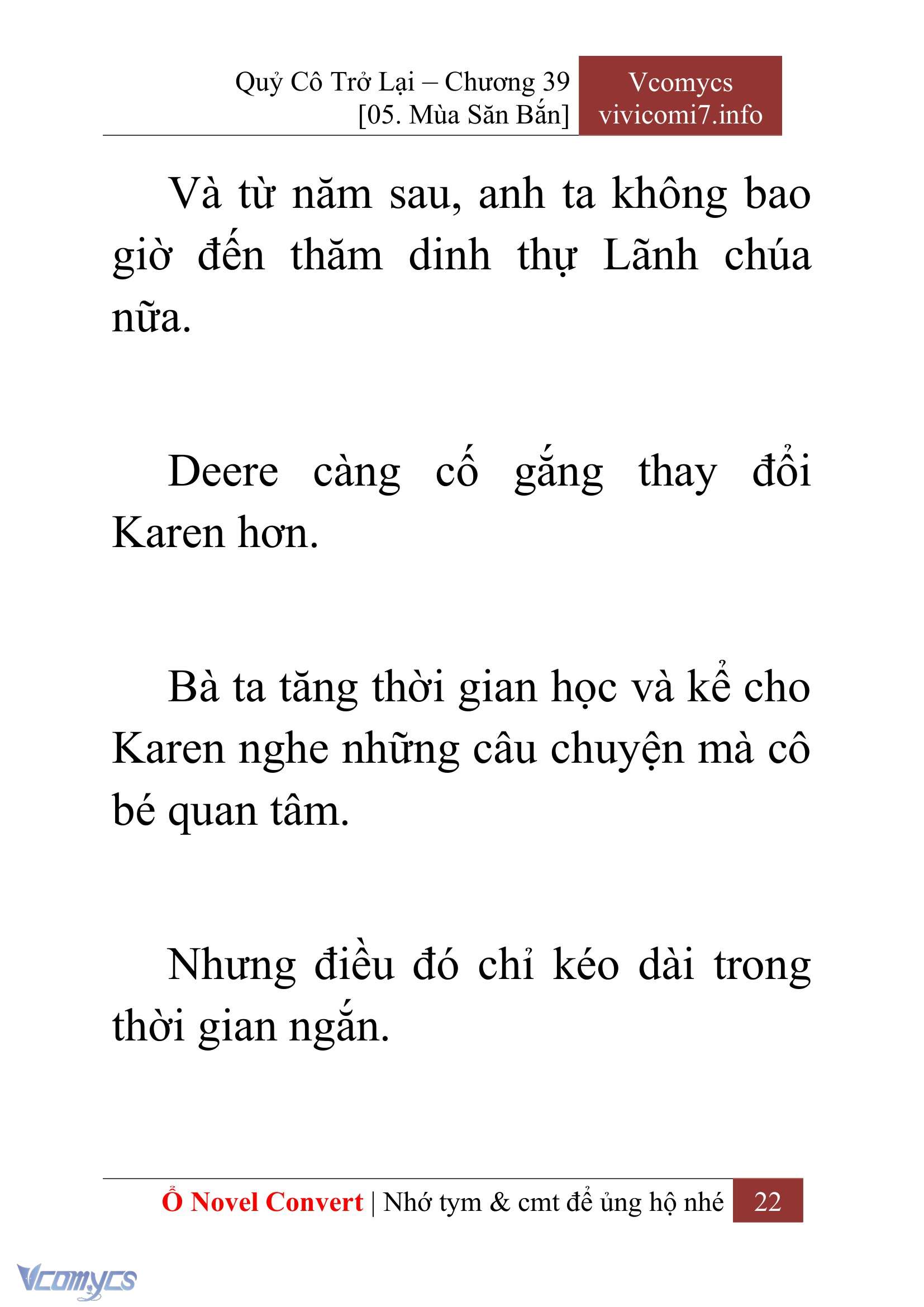 [Novel] Quý Cô Trở Lại Chapter 39 - Trang 25