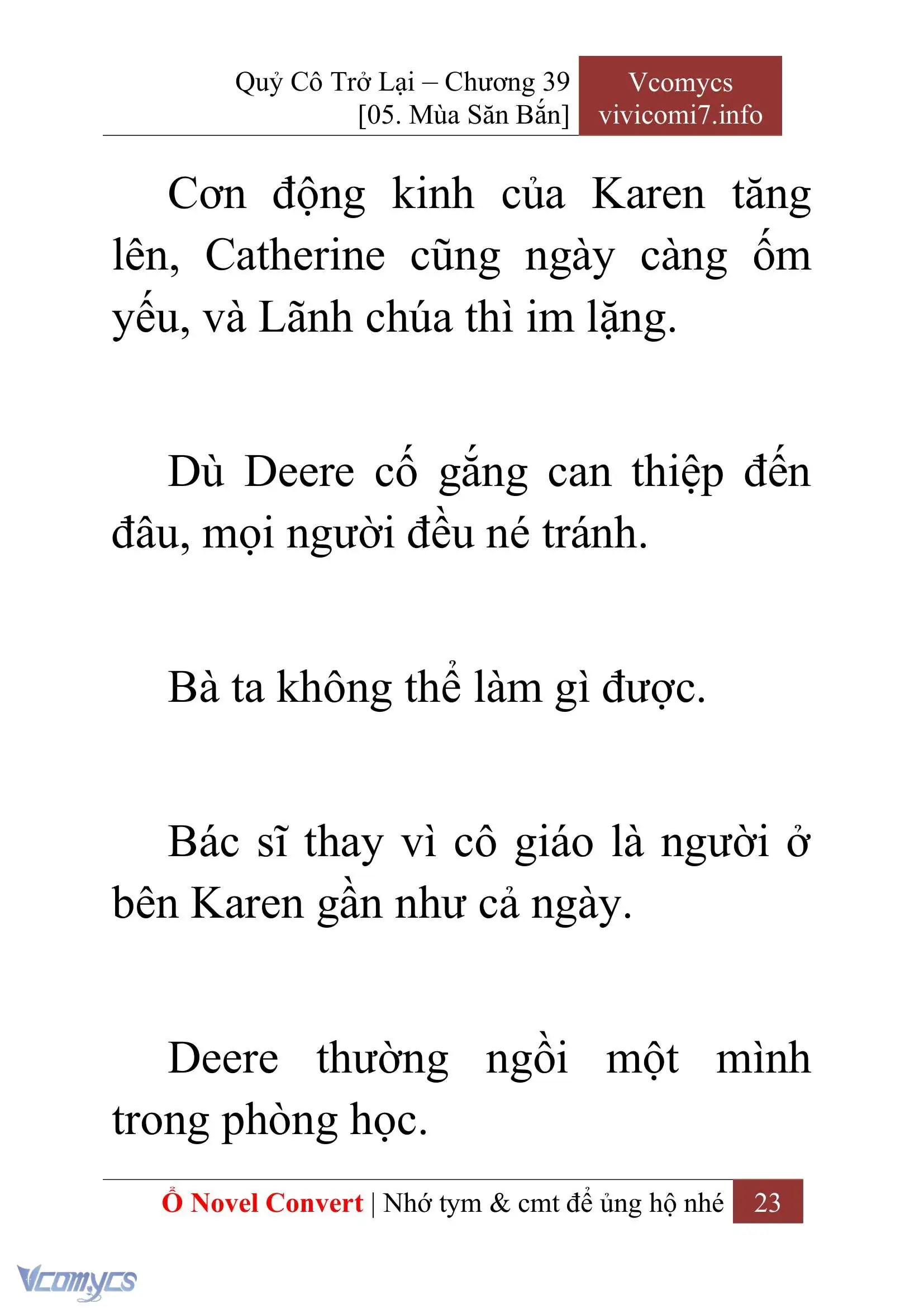 [Novel] Quý Cô Trở Lại Chapter 39 - Trang 26