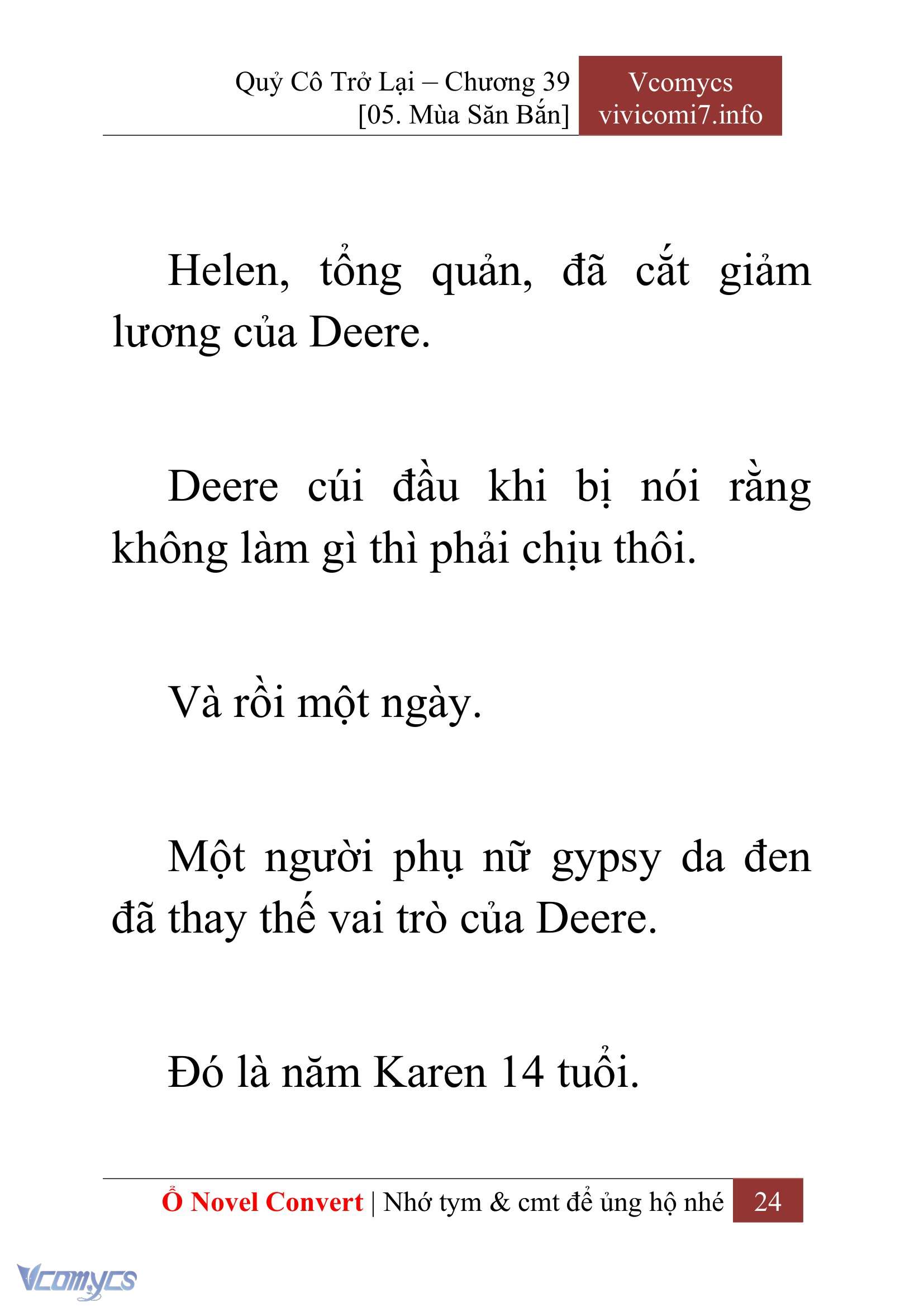 [Novel] Quý Cô Trở Lại Chapter 39 - Trang 27