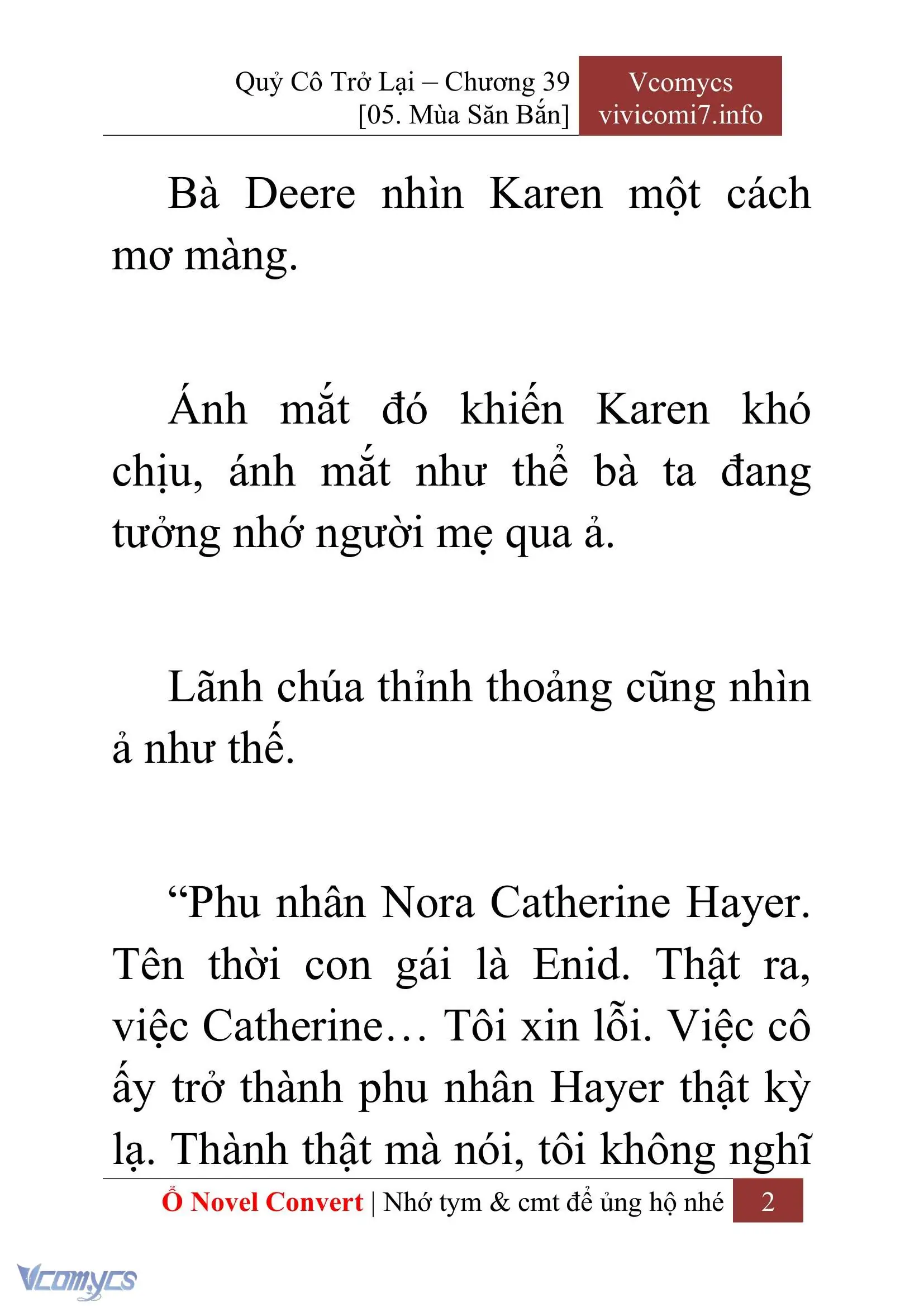 [Novel] Quý Cô Trở Lại Chapter 39 - Trang 5