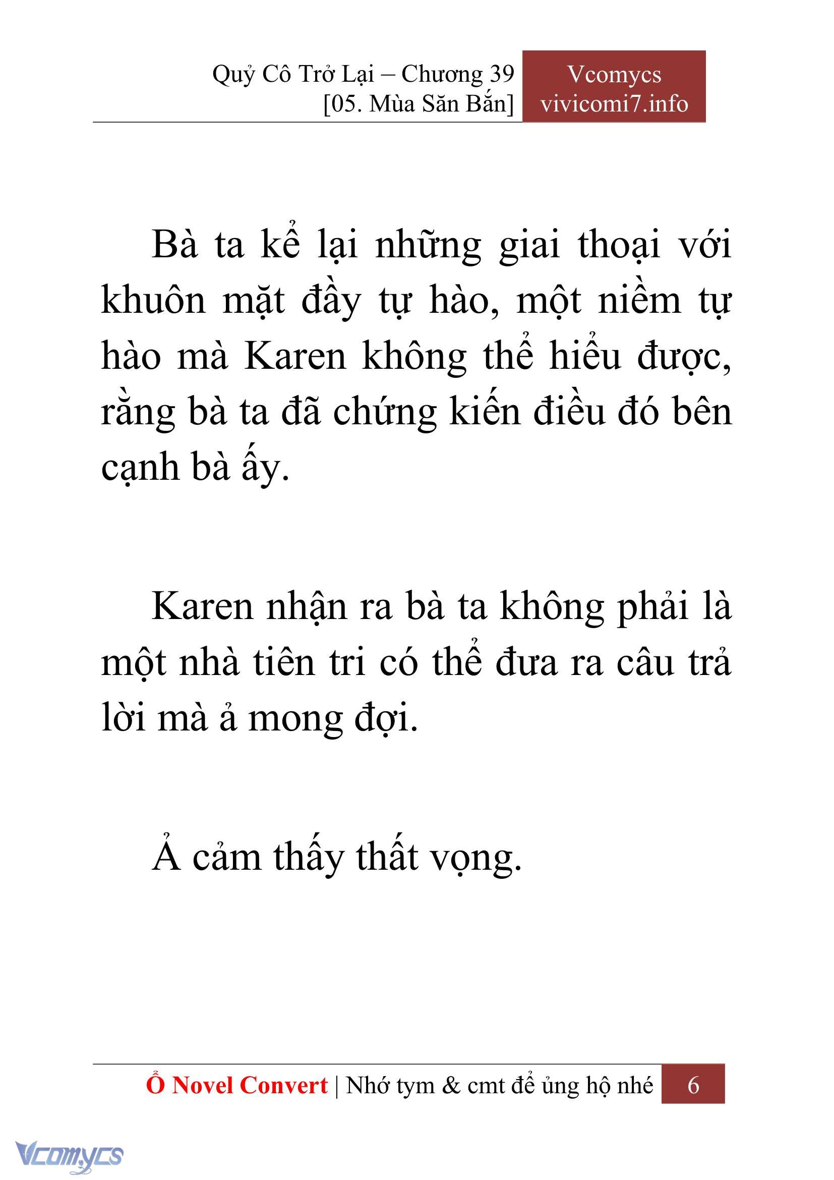 [Novel] Quý Cô Trở Lại Chapter 39 - Trang 9