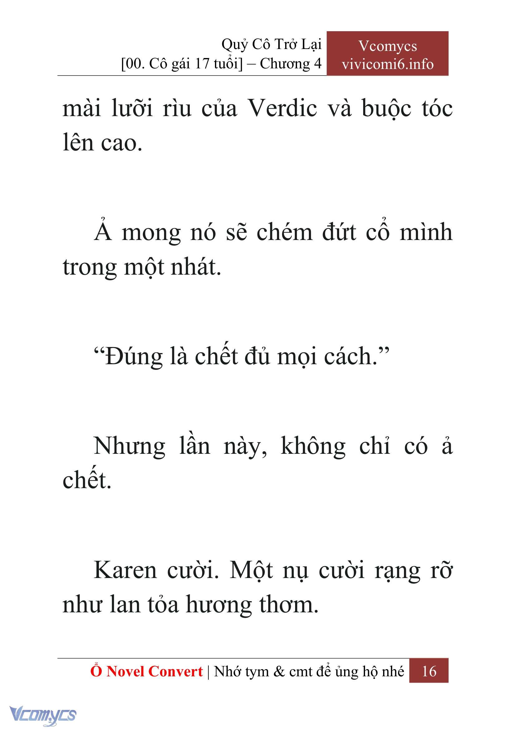 [Novel] Quý Cô Trở Lại Chapter 4 - Trang 19