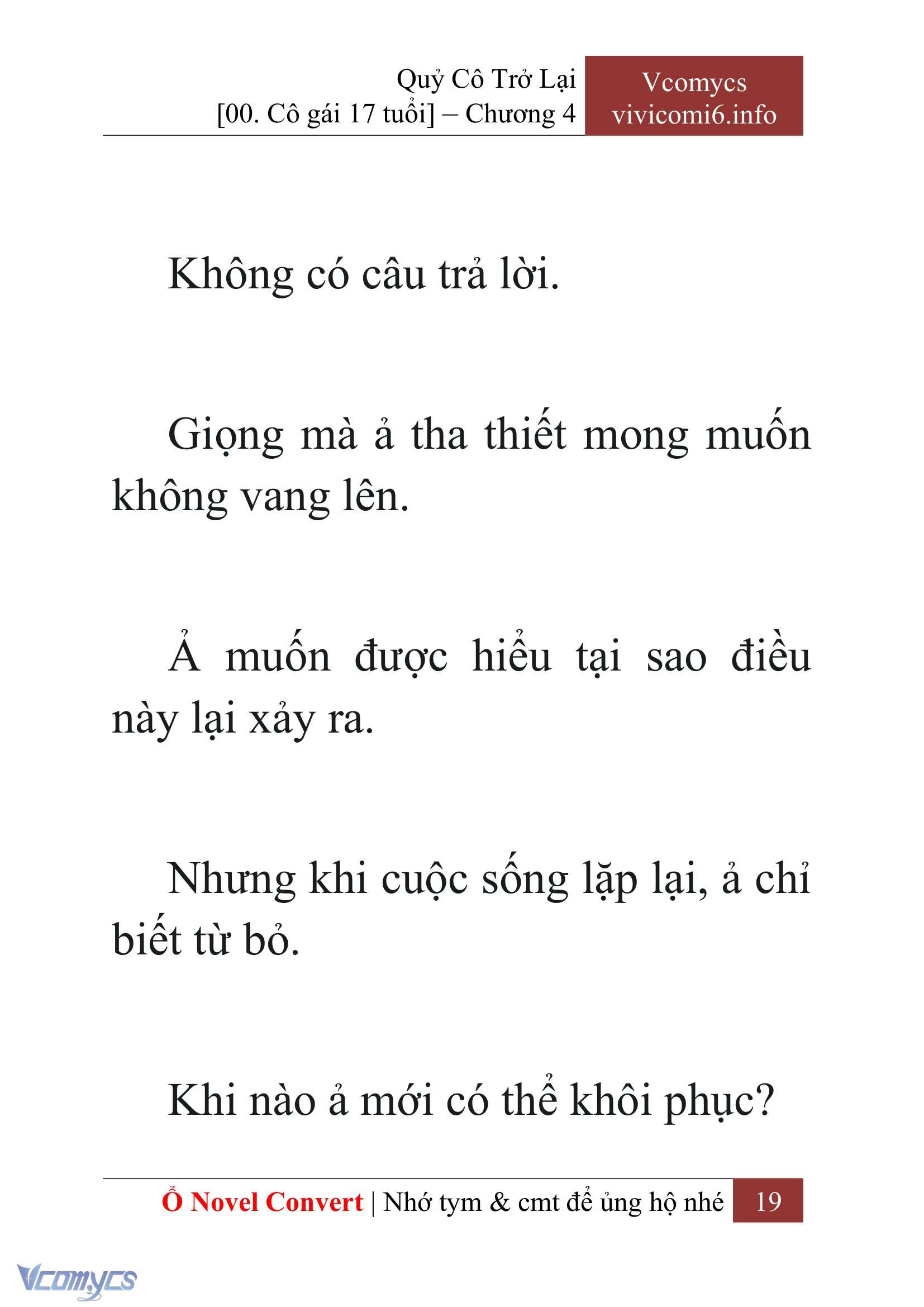 [Novel] Quý Cô Trở Lại Chapter 4 - Trang 22