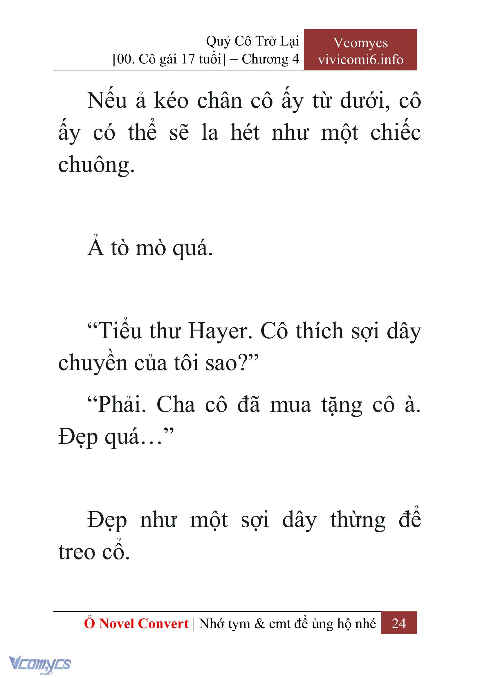 [Novel] Quý Cô Trở Lại Chapter 4 - Trang 27