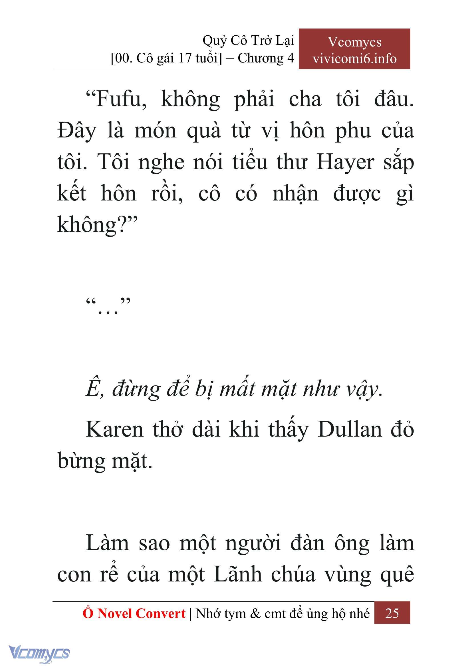 [Novel] Quý Cô Trở Lại Chapter 4 - Trang 28