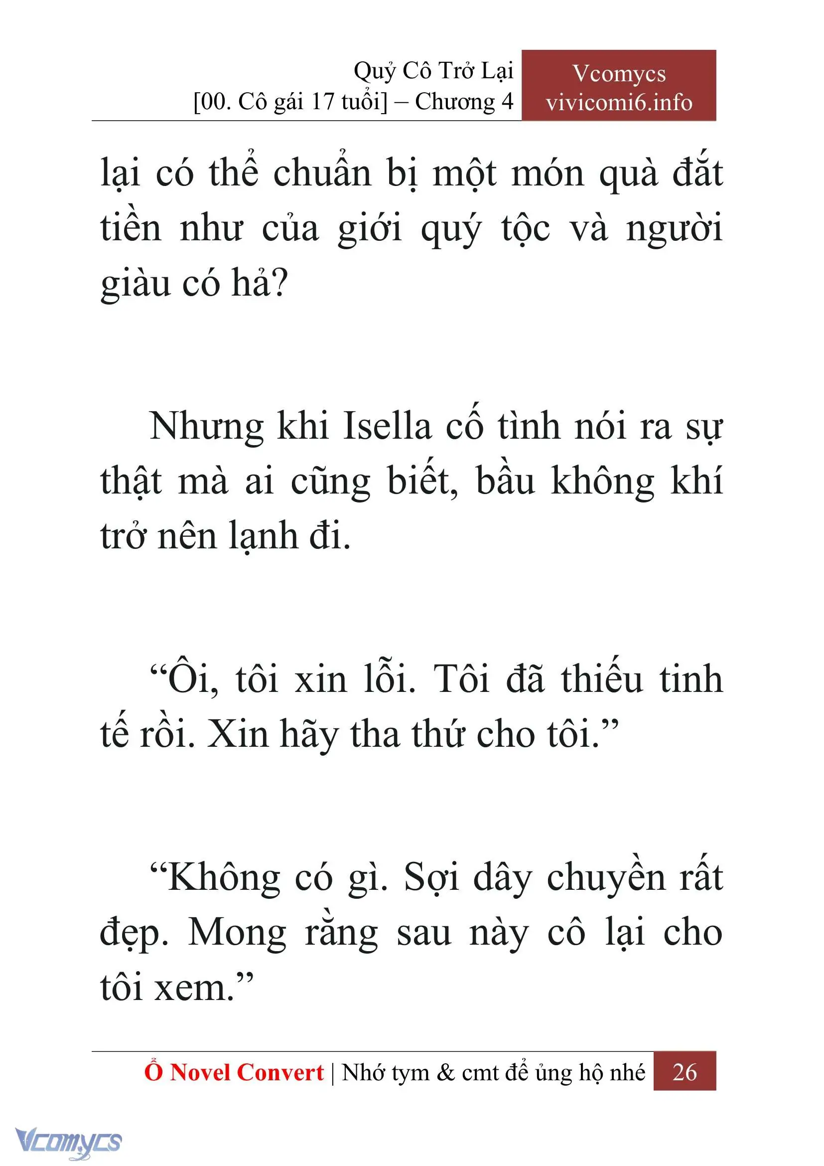 [Novel] Quý Cô Trở Lại Chapter 4 - Trang 29