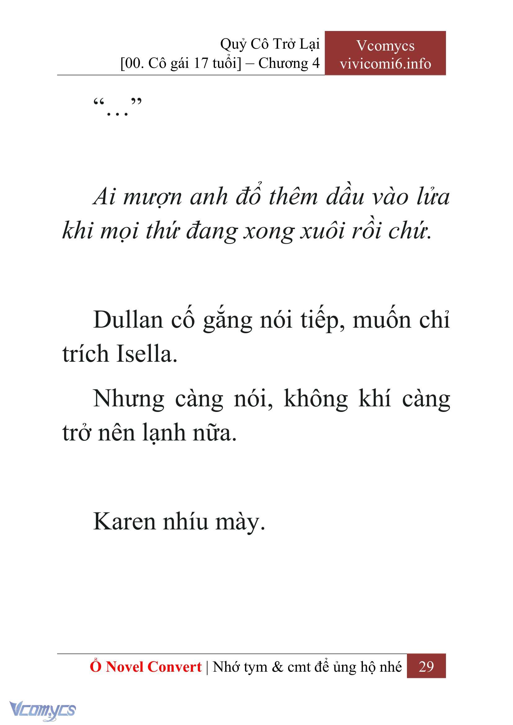 [Novel] Quý Cô Trở Lại Chapter 4 - Trang 32
