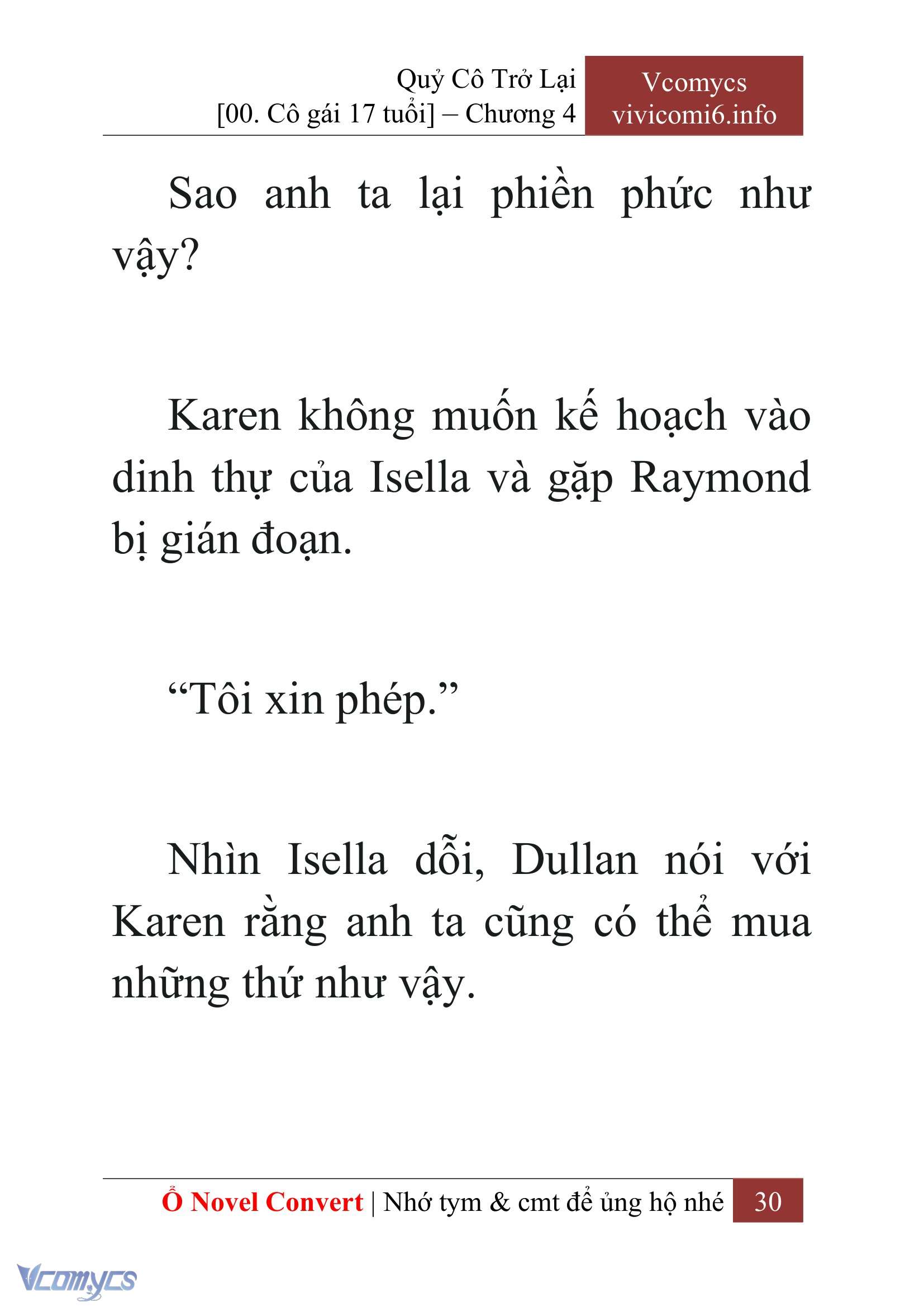 [Novel] Quý Cô Trở Lại Chapter 4 - Trang 33