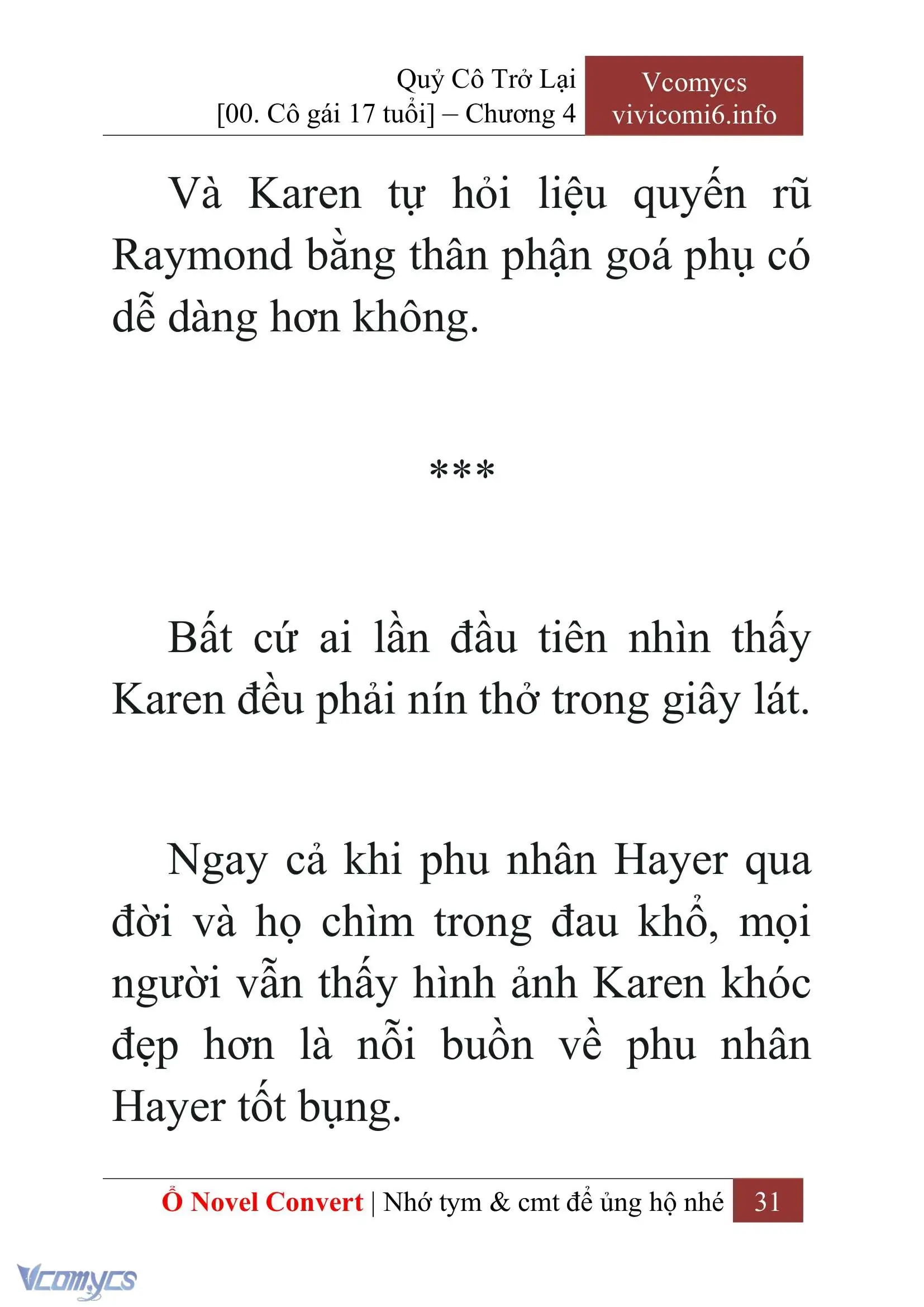 [Novel] Quý Cô Trở Lại Chapter 4 - Trang 34