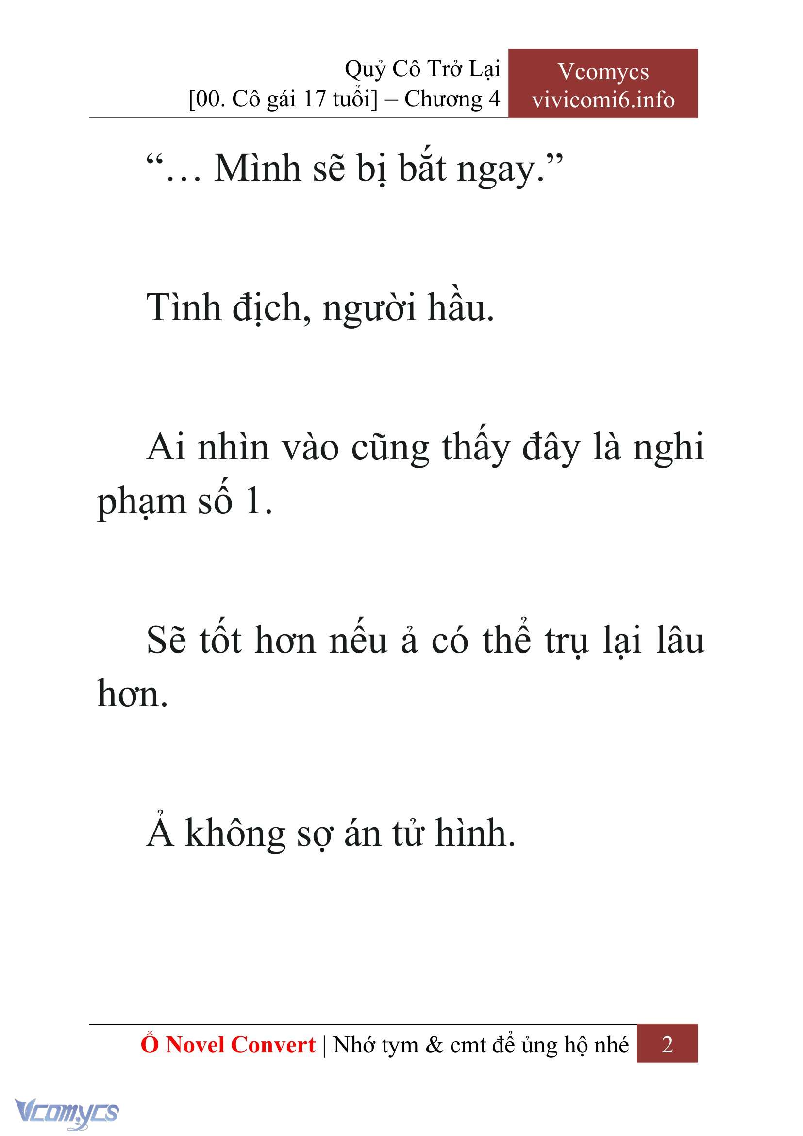 [Novel] Quý Cô Trở Lại Chapter 4 - Trang 5