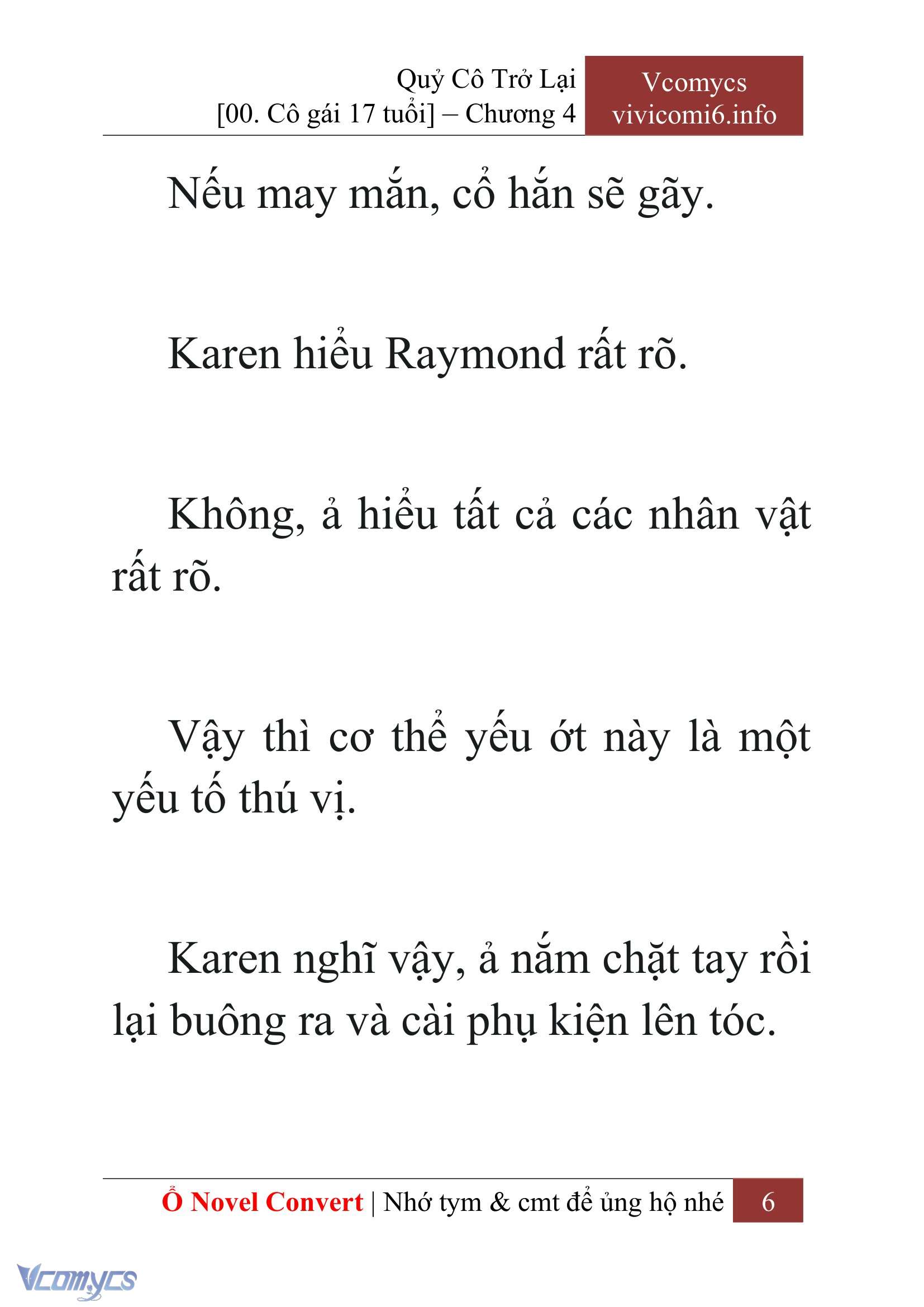 [Novel] Quý Cô Trở Lại Chapter 4 - Trang 9
