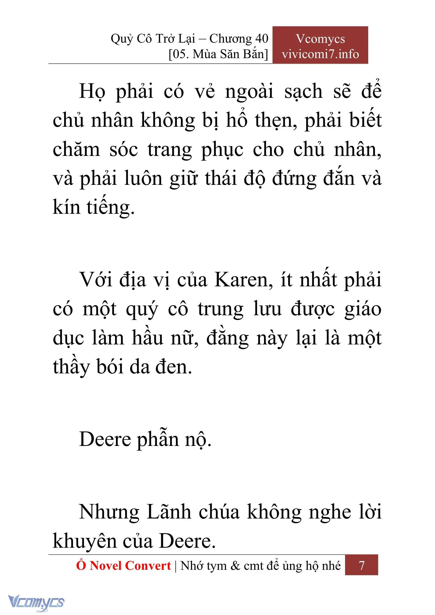 [Novel] Quý Cô Trở Lại Chapter 40 - Trang 10