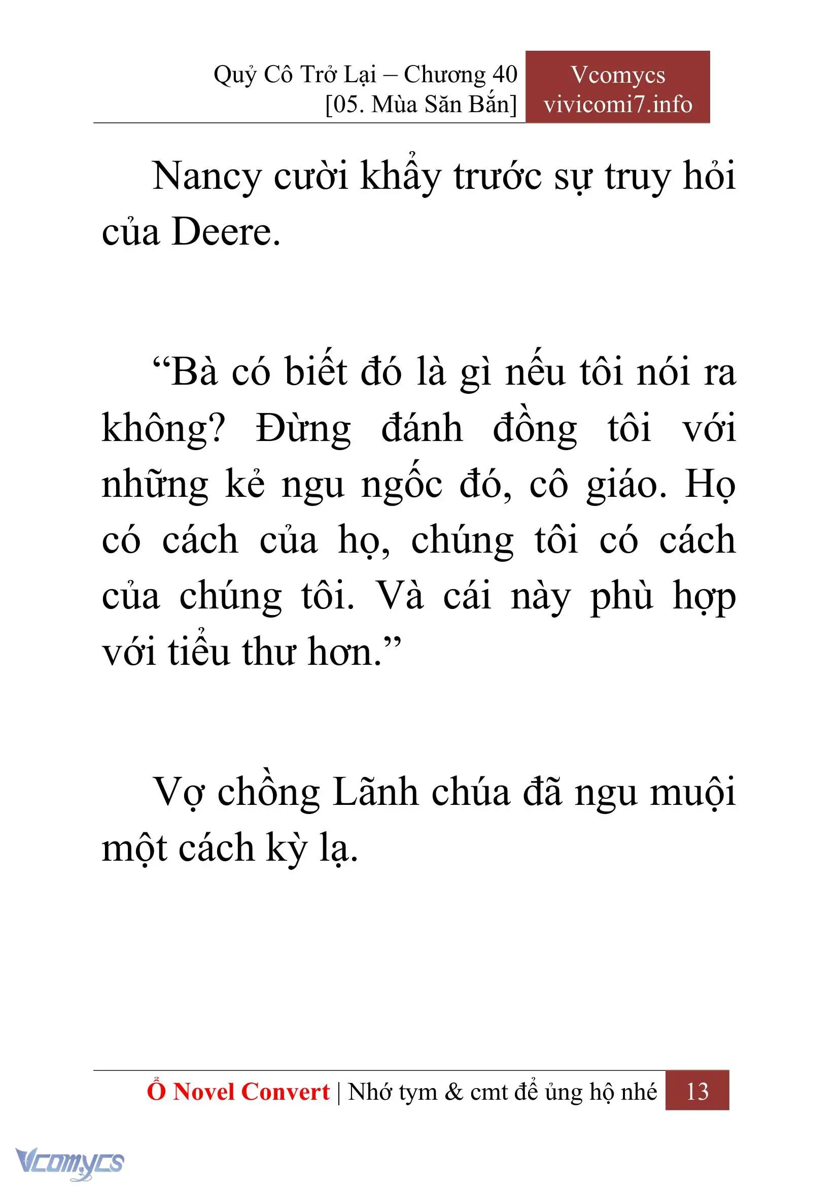 [Novel] Quý Cô Trở Lại Chapter 40 - Trang 16