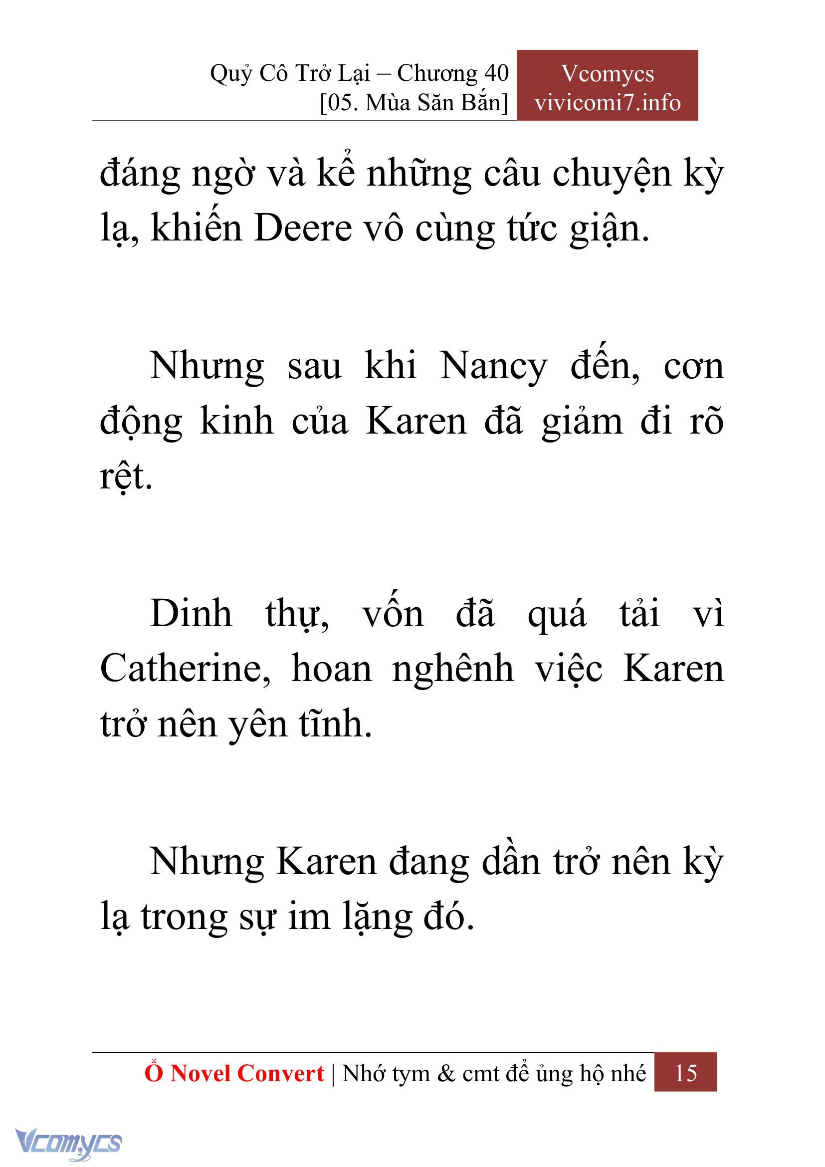 [Novel] Quý Cô Trở Lại Chapter 40 - Trang 18