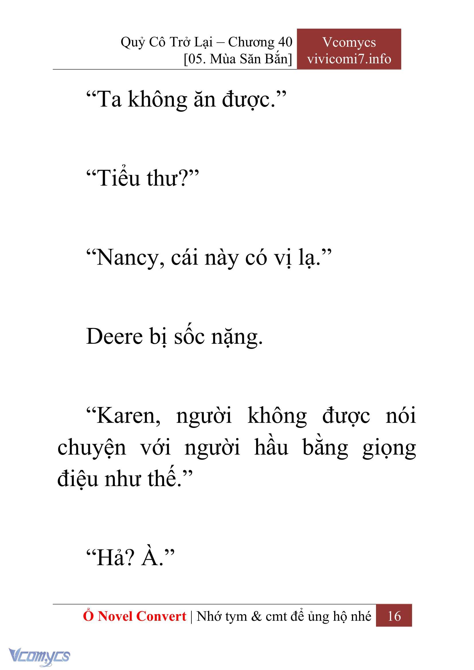 [Novel] Quý Cô Trở Lại Chapter 40 - Trang 19