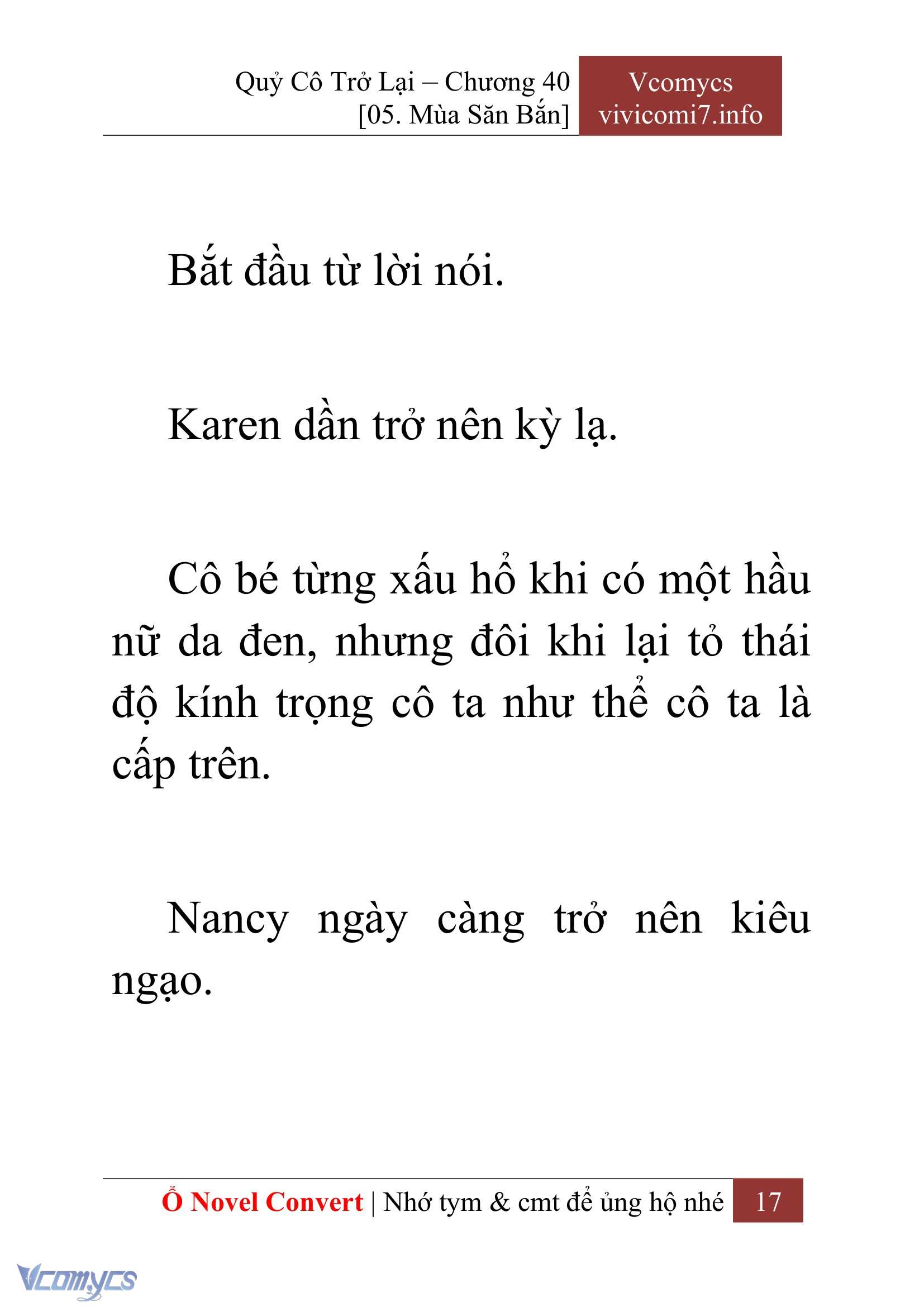 [Novel] Quý Cô Trở Lại Chapter 40 - Trang 20