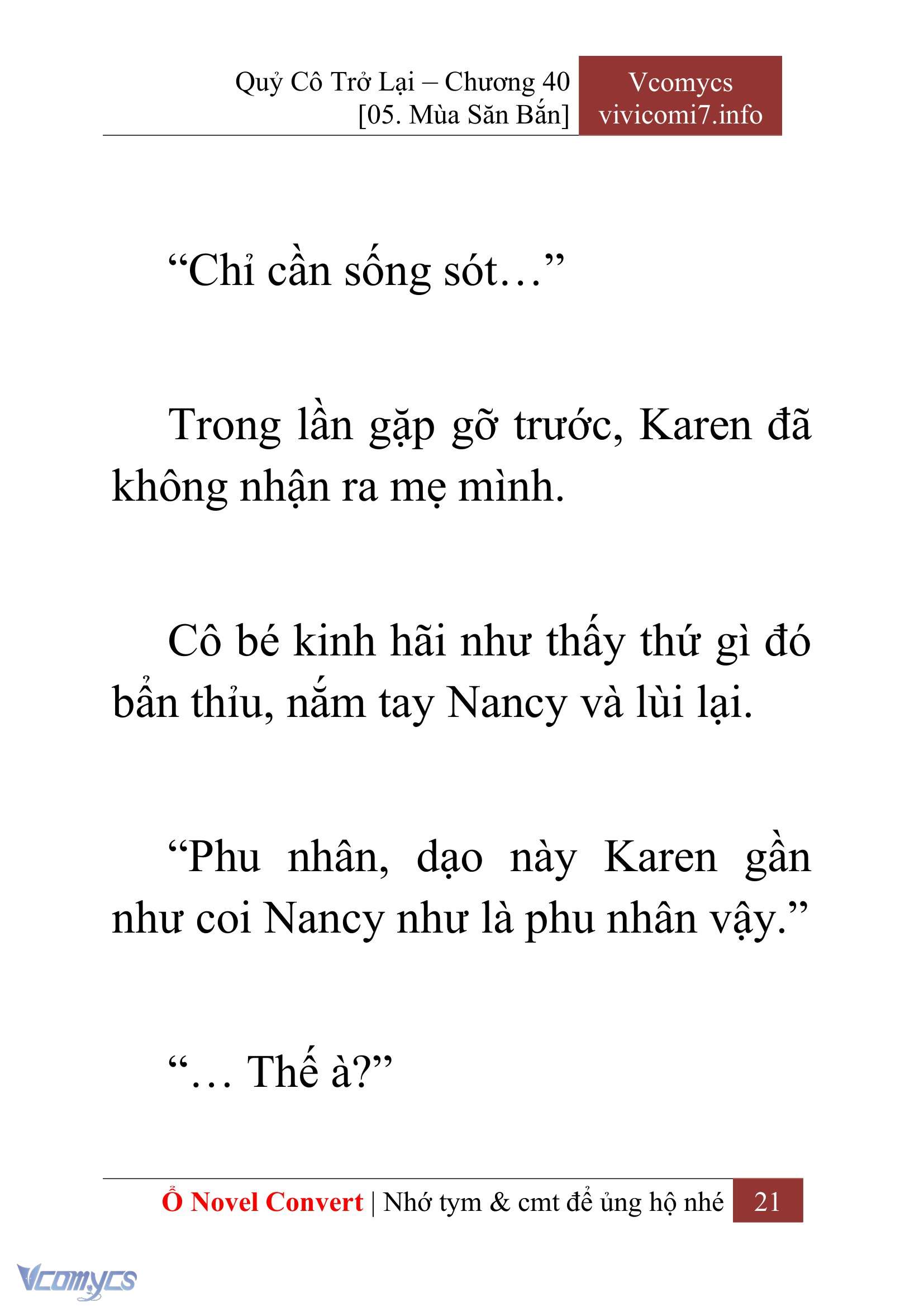 [Novel] Quý Cô Trở Lại Chapter 40 - Trang 24
