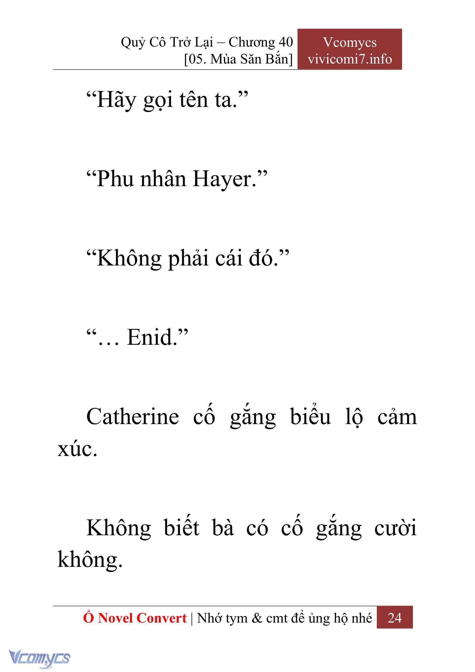 [Novel] Quý Cô Trở Lại Chapter 40 - Trang 27