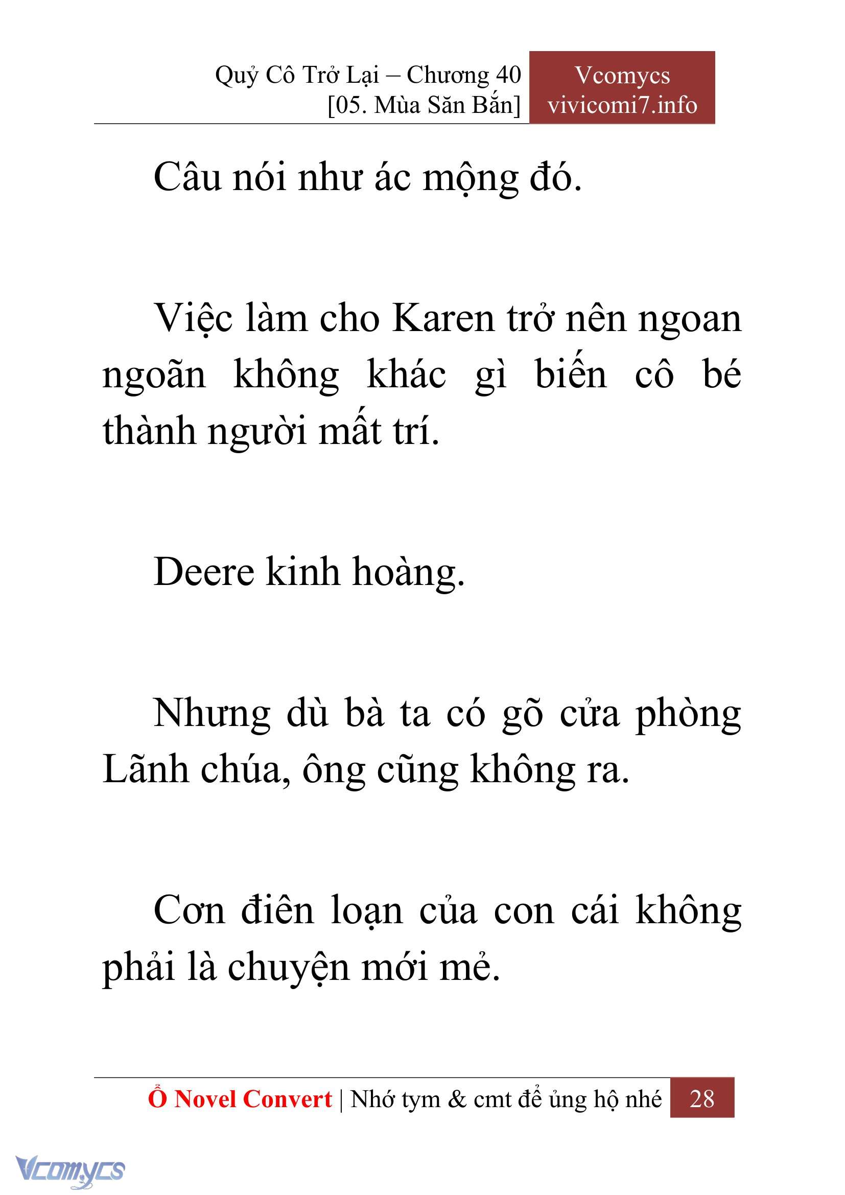 [Novel] Quý Cô Trở Lại Chapter 40 - Trang 31