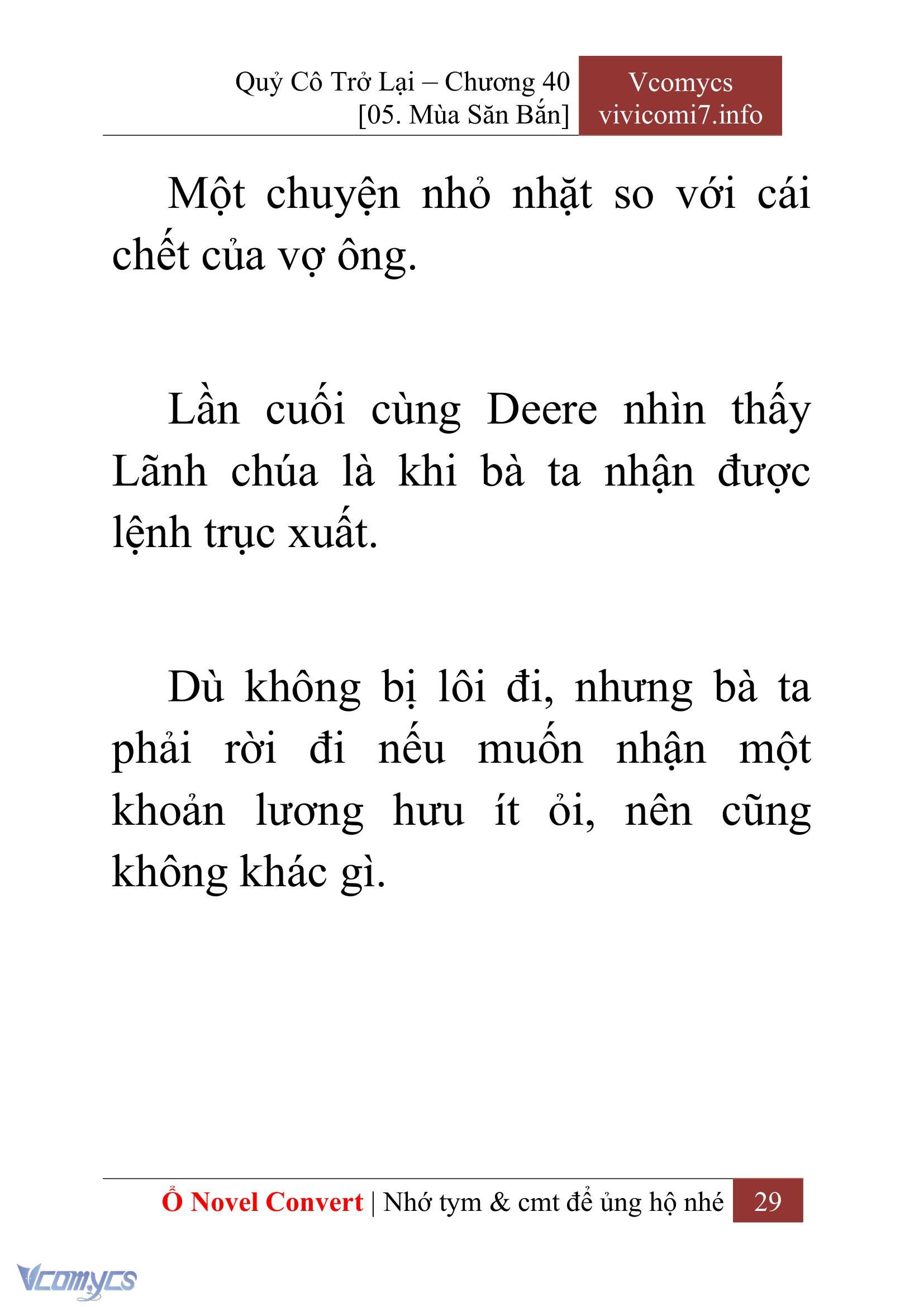[Novel] Quý Cô Trở Lại Chapter 40 - Trang 32